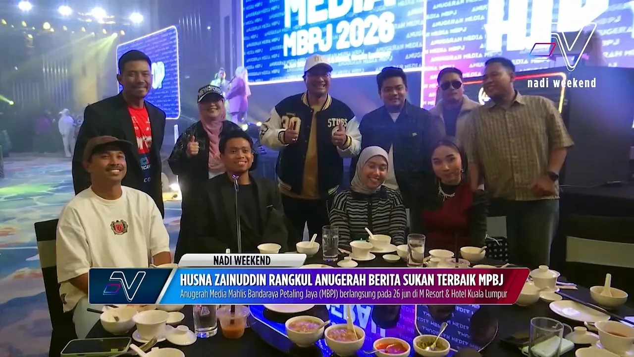 Wartawan Astro Arena lakar sejarah manis selepas memenangi Anugerah Liputan Berita Sukan Terbaik MPBJ