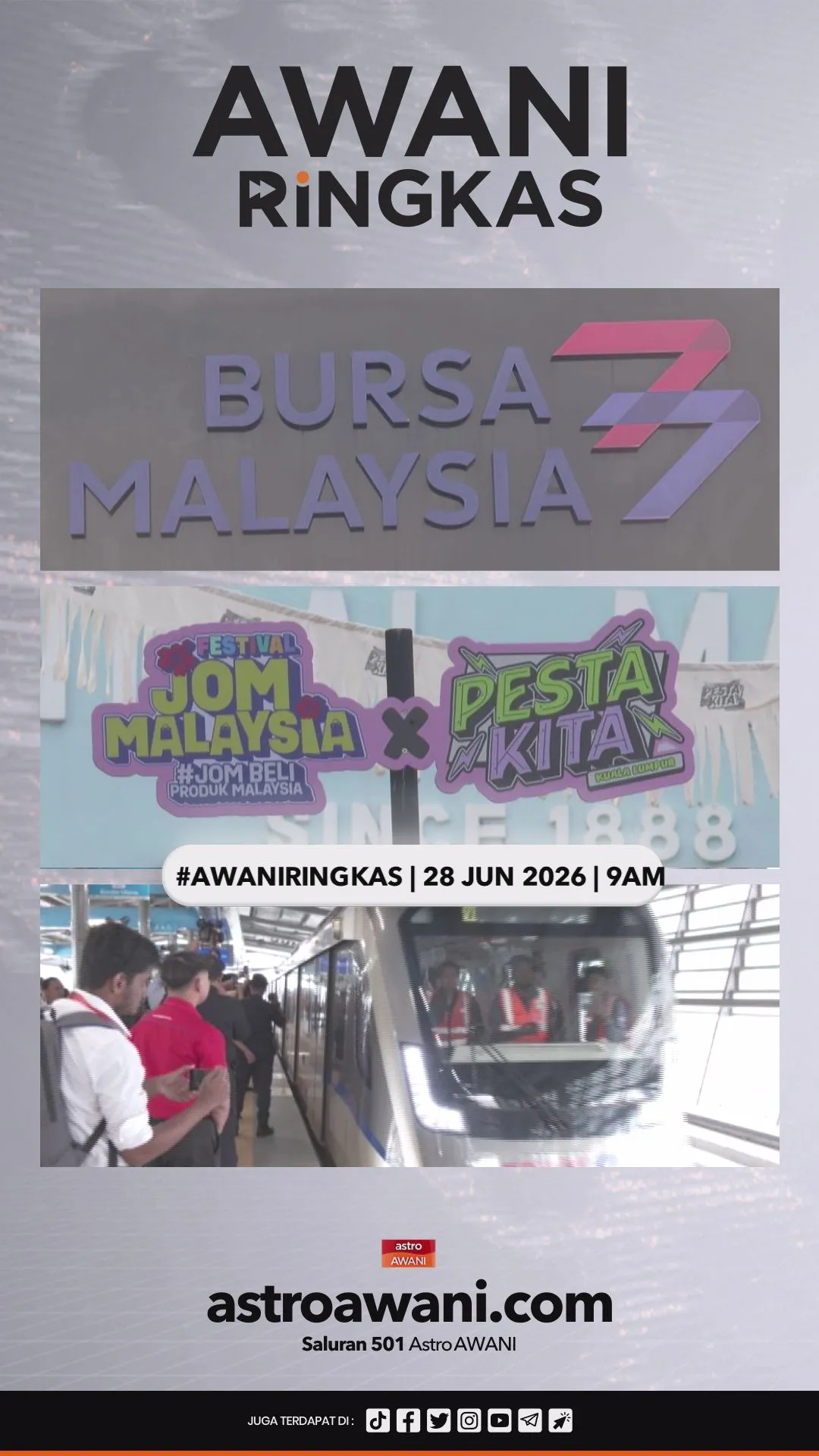 #AWANIRingkas 28 Jun 2026 | 9AM