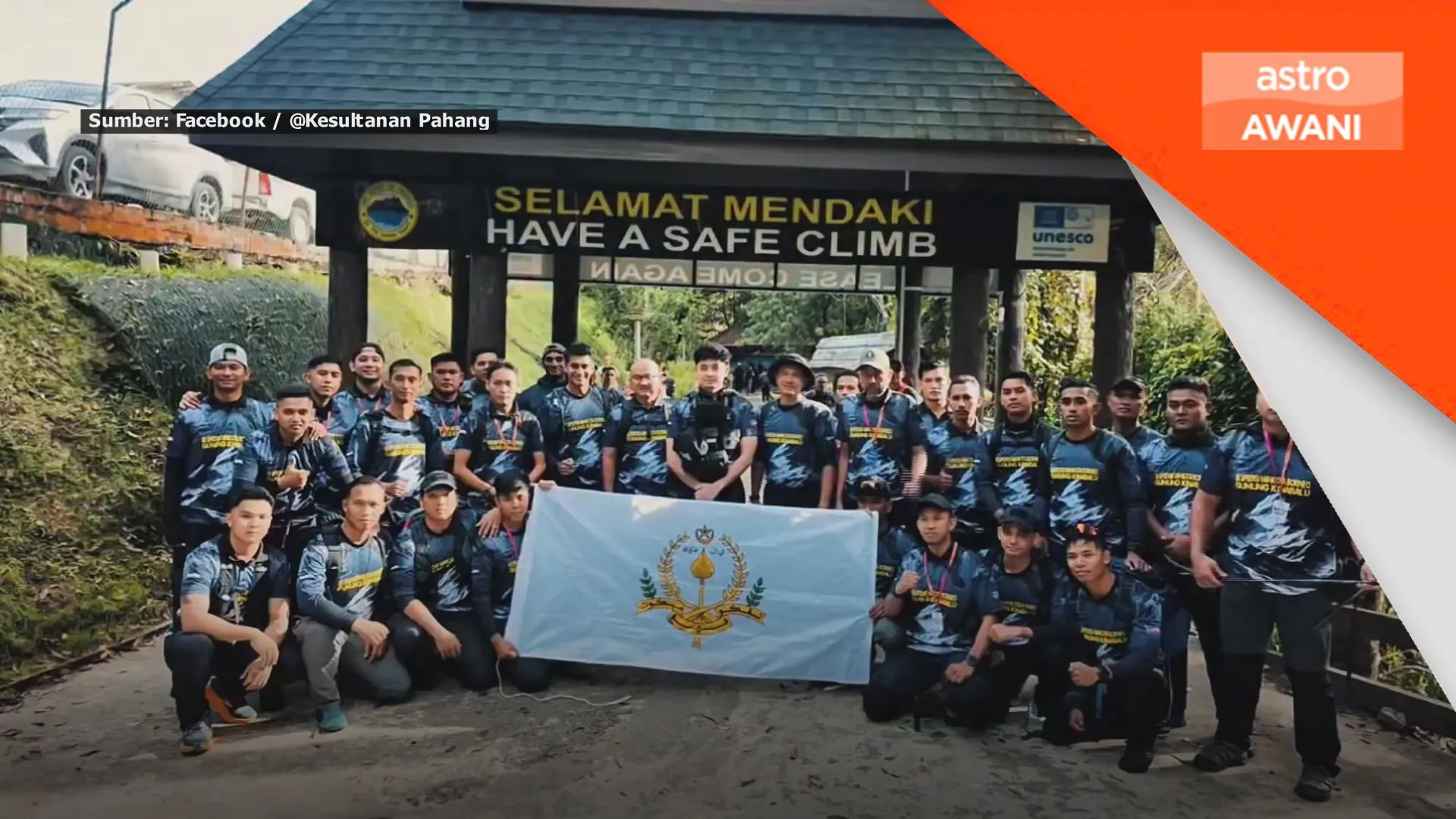 Tengku Hassanal berjaya tawan puncak Gunung Kinabalu