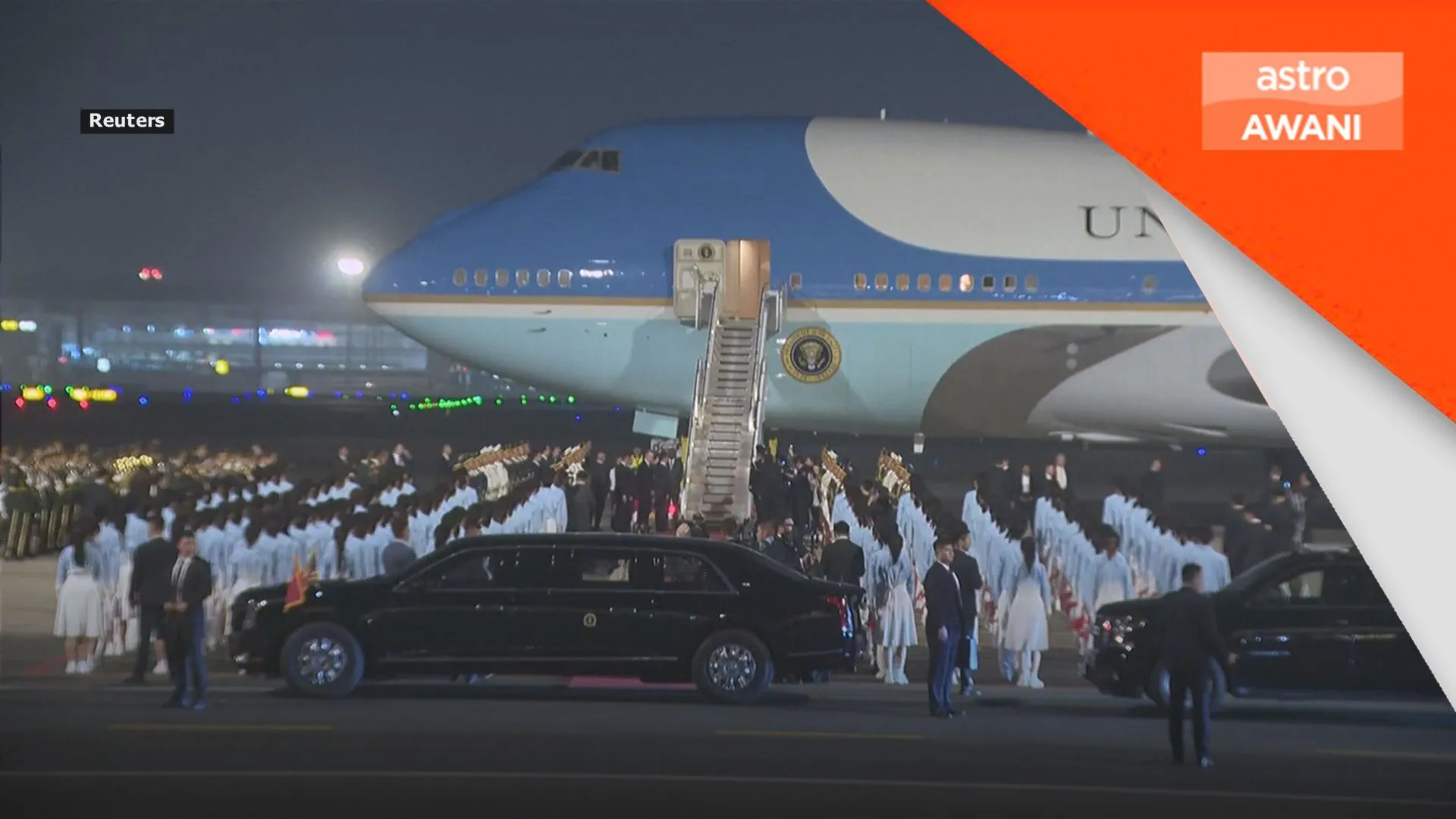 Trump tiba di Beijing