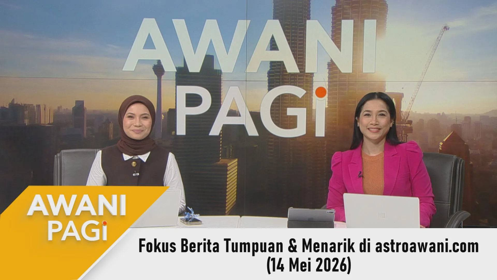 AWANI Pagi: Berita tumpuan & menarik di astroawani.com [14 Mei 2026]
