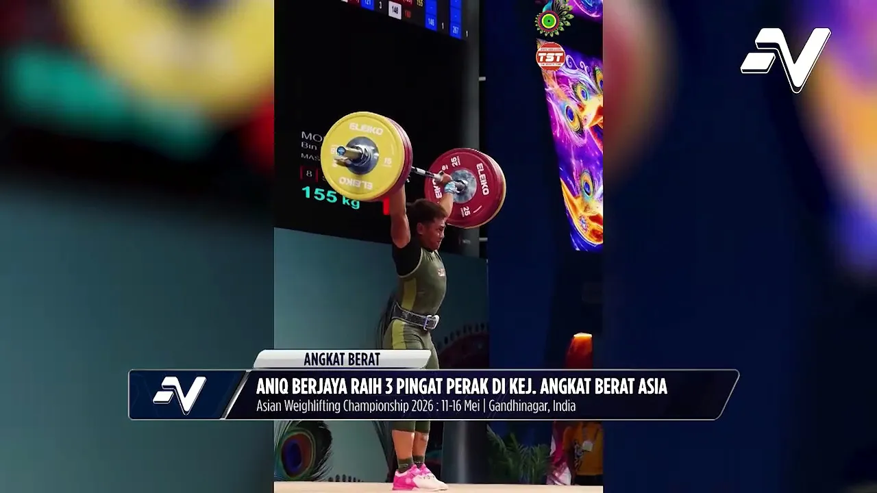 Aniq Kasdan syukur raih pingat pertama di pentas Kejohanan Asia