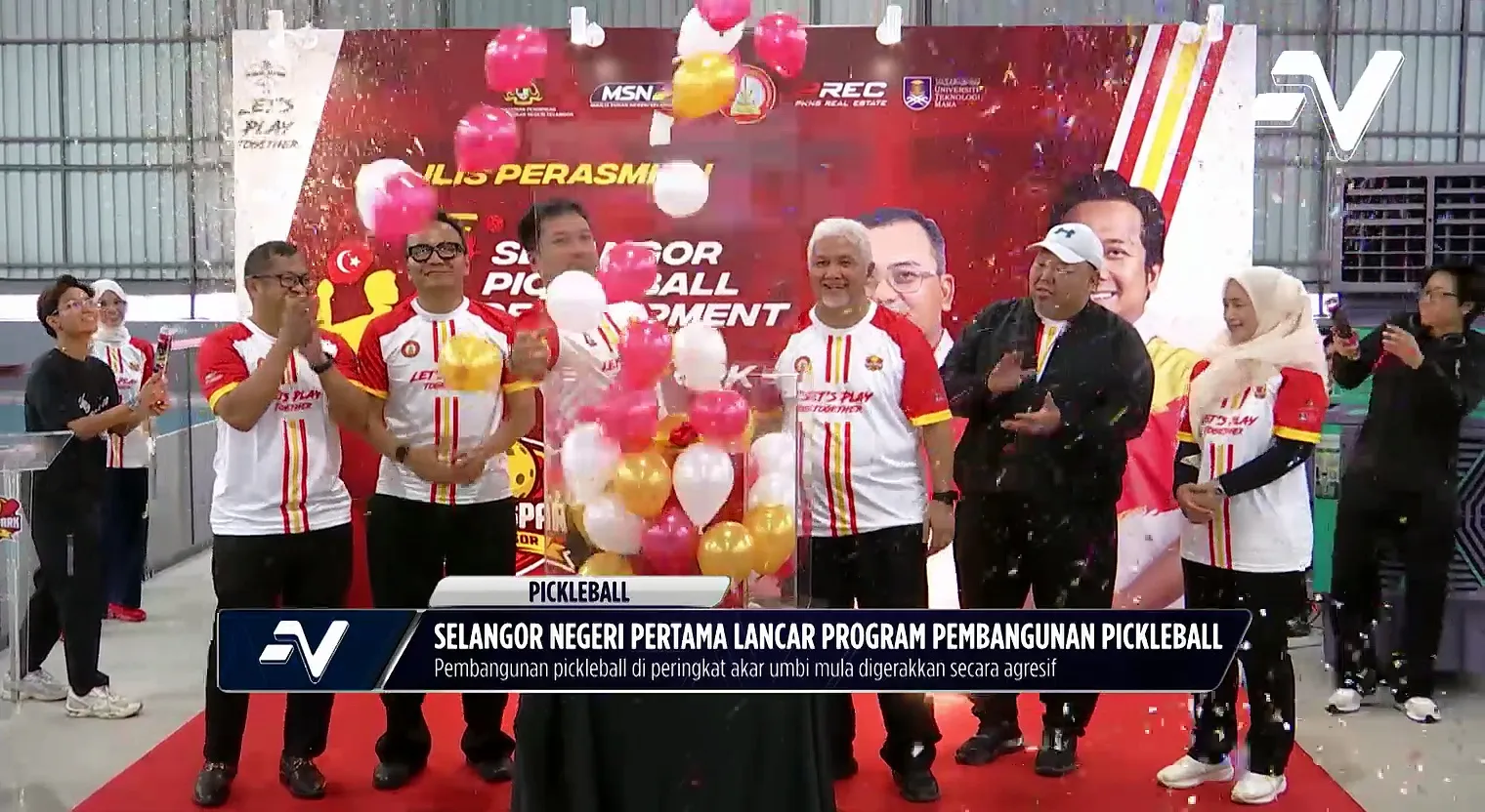 Kerajaan Negeri Selangor ambil langkah proaktif dengan lancarkan program pembangunan sukan pickleball di negeri itu