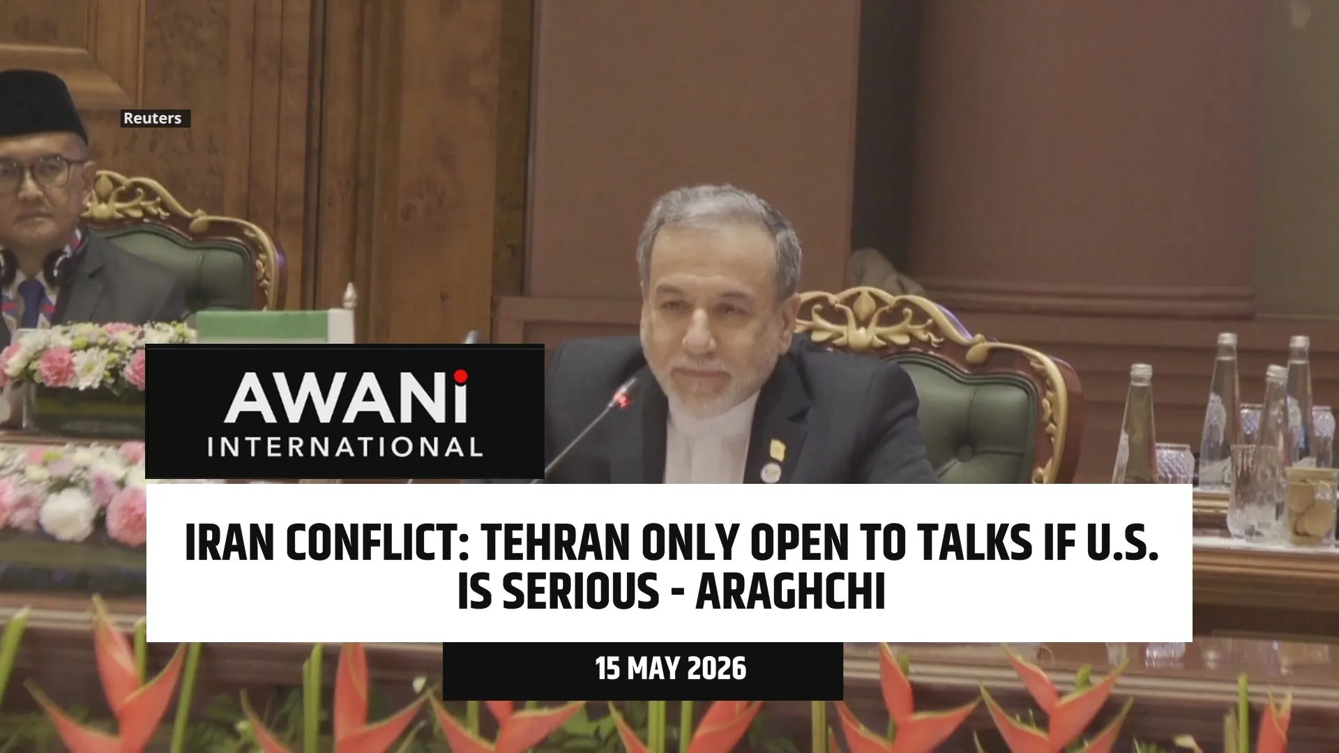 Iran only open to talks if U.S. is serious - Araghchi