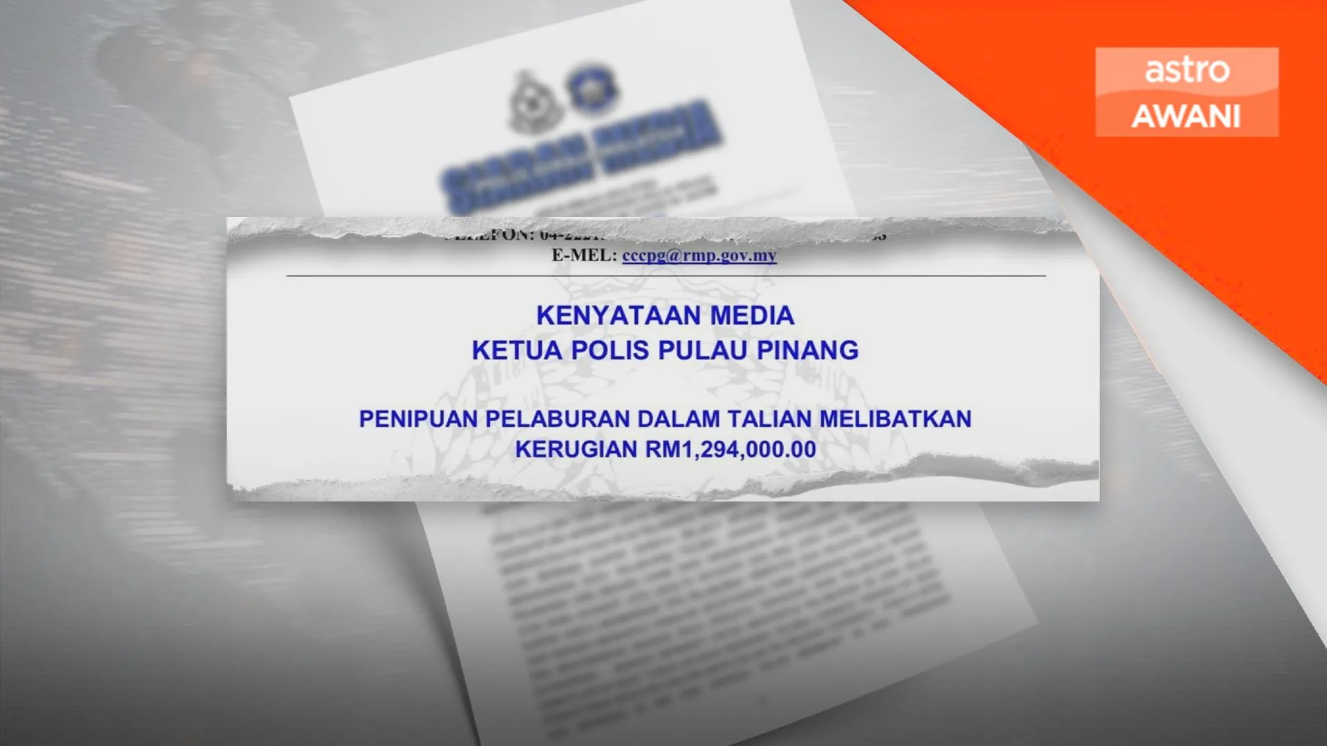 Dua warga emas rugi hampir RM2.7 juta