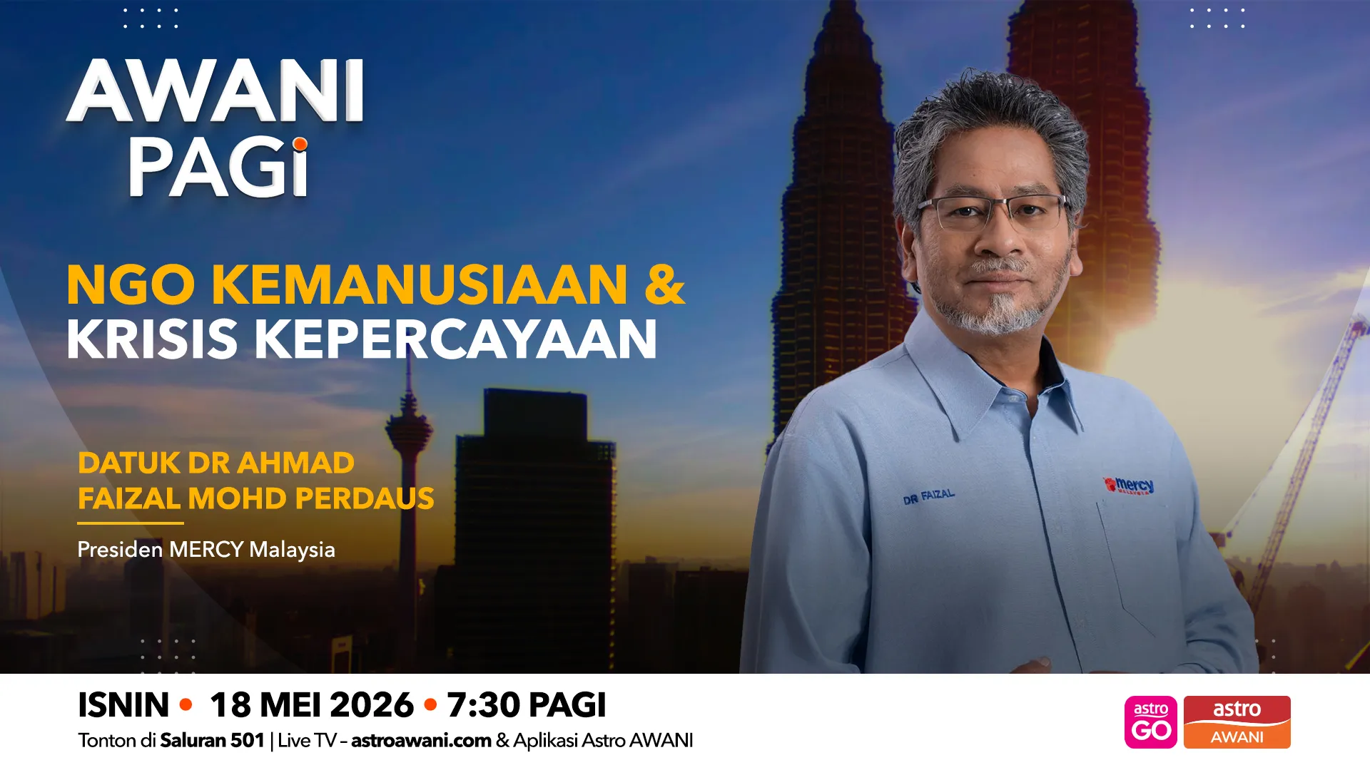 AWANI Pagi: Ngo Kemanusiaan & Krisis Kepercayaan