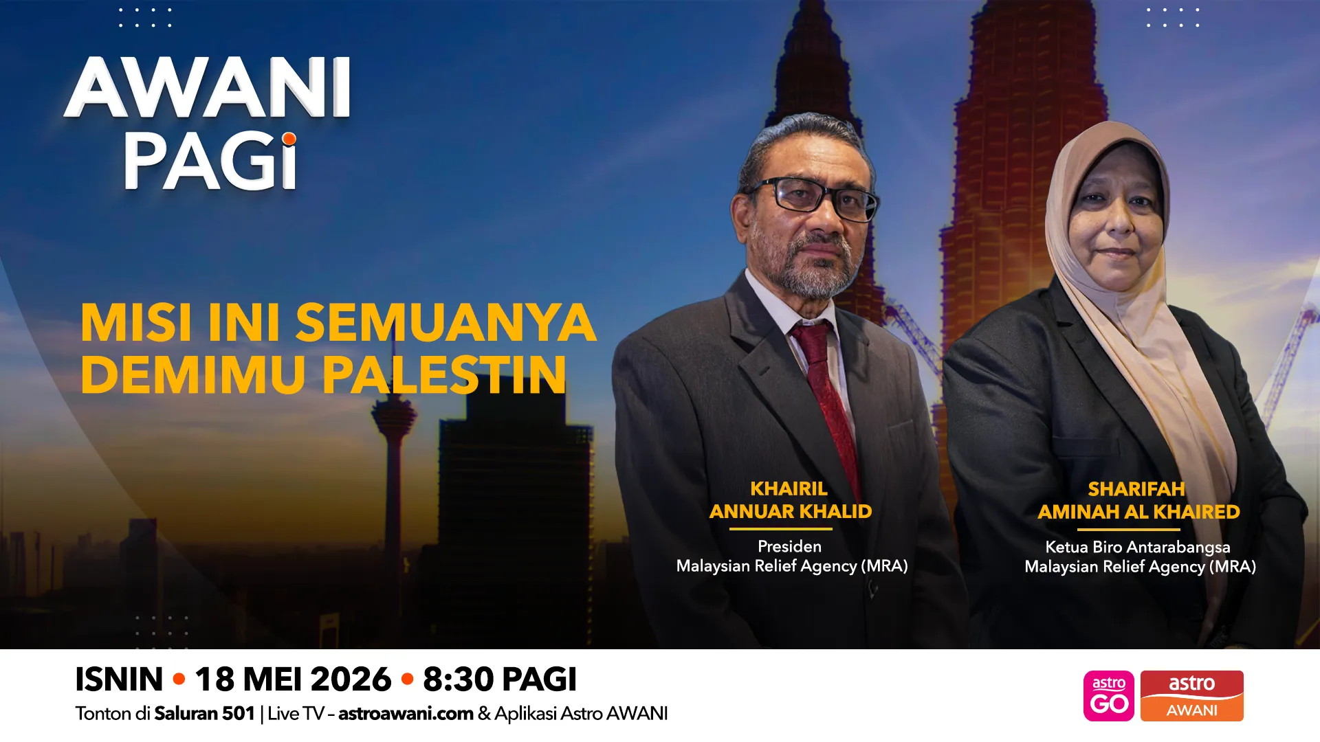AWANI Pagi: Misi Ini Semuanya Untukmu Palestin