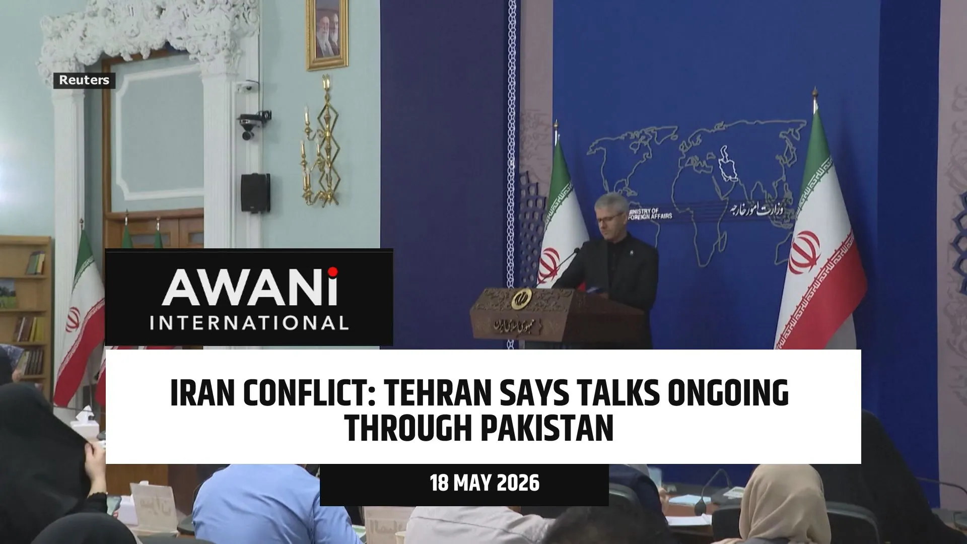 Tehran says talks ongoing through Pakistan