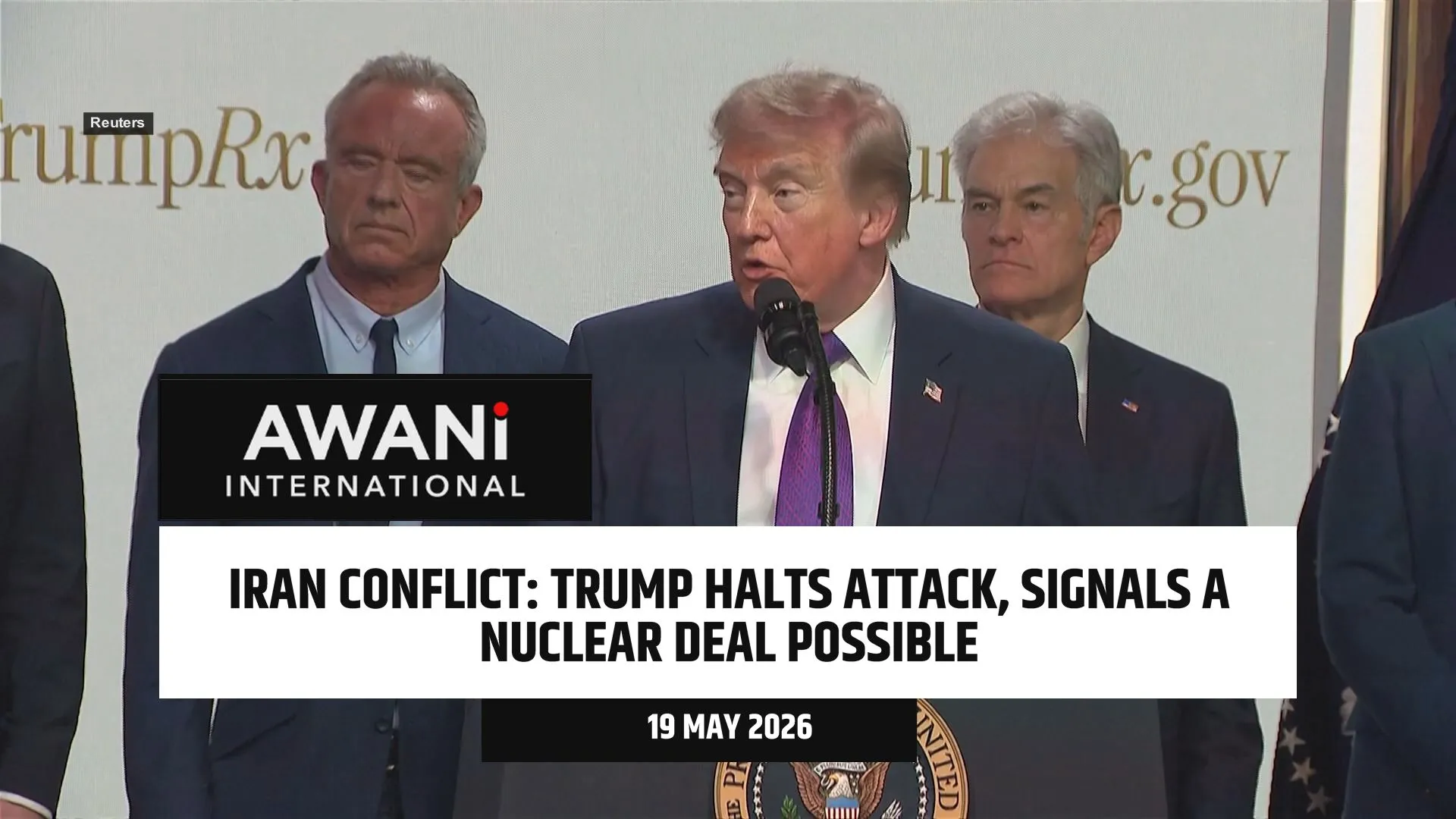 Trump halts attack on Iran, signals a nuclear deal possible