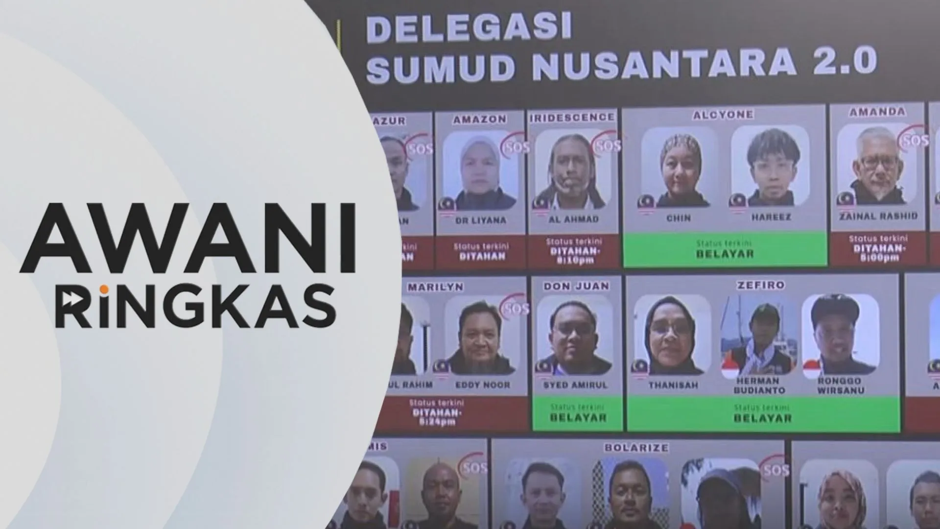 AWANI Ringkas: Desak pembebasan segera kesemua peserta