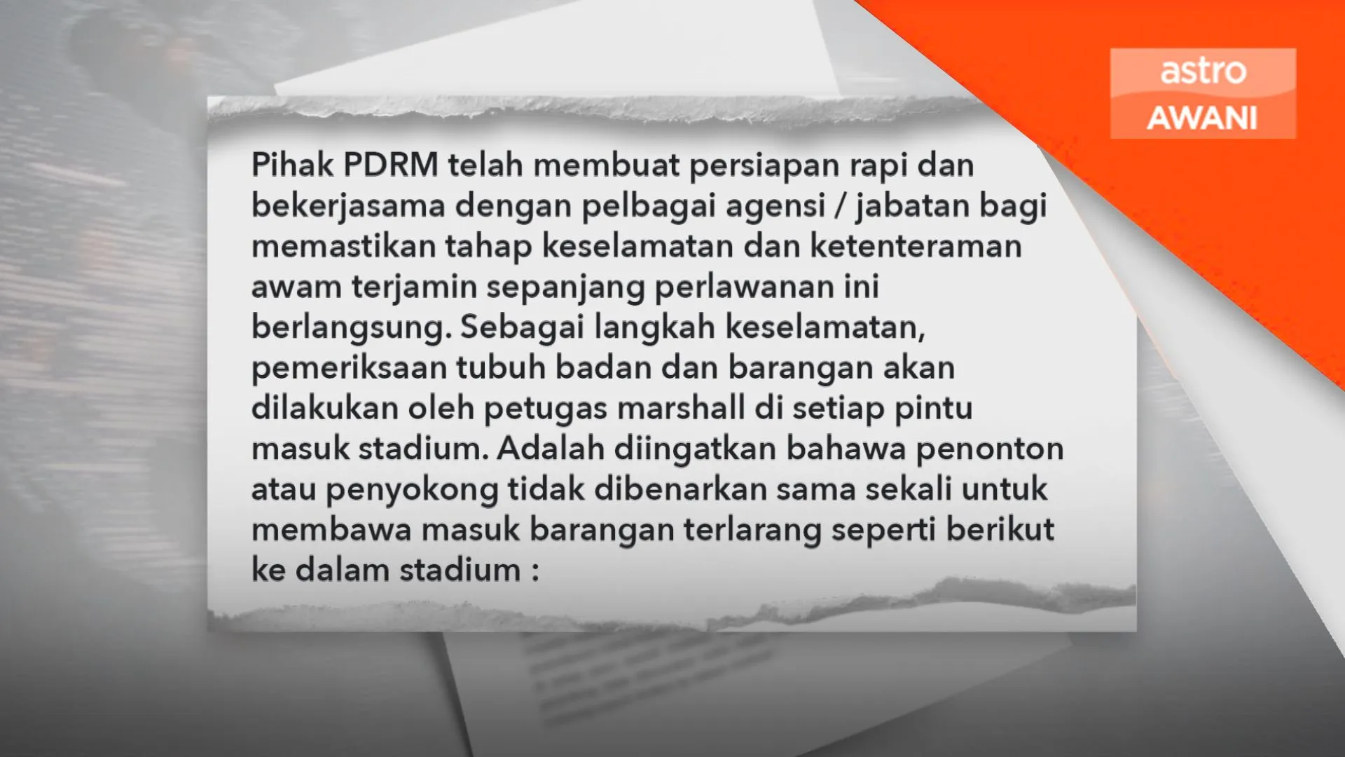 Tindakan tegas akan diambil terhadap individu cetus provokasi - PDRM