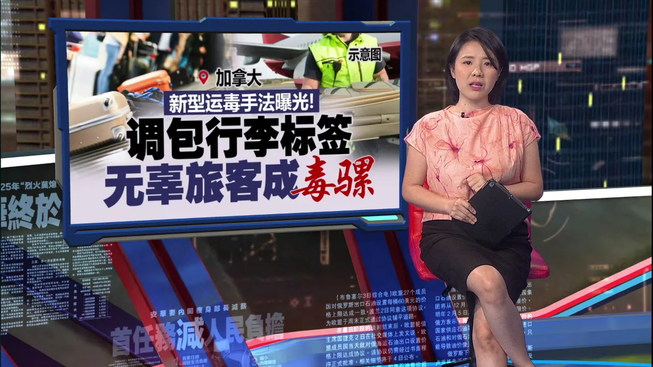 新型运毒手法曝光！   无辜旅客沦为"运毒工具"