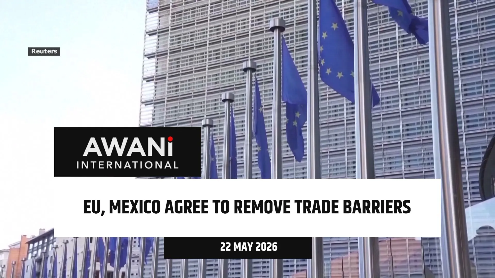 EU, Mexico agree to remove trade barriers