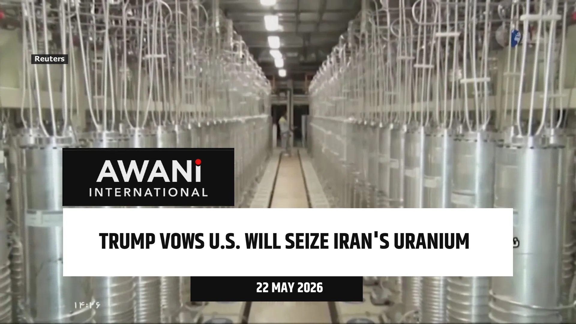 Trump vows U.S. will seize Iran's uranium