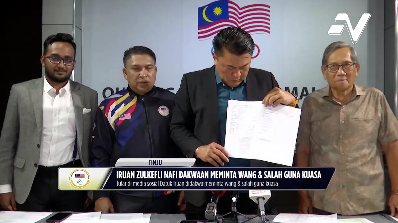 Presiden Persekutuan Tinju Malaysia, Datuk Iruan Zulkefli nafikan  dakwaan dirinya meminta wang dan salah guna kuasa