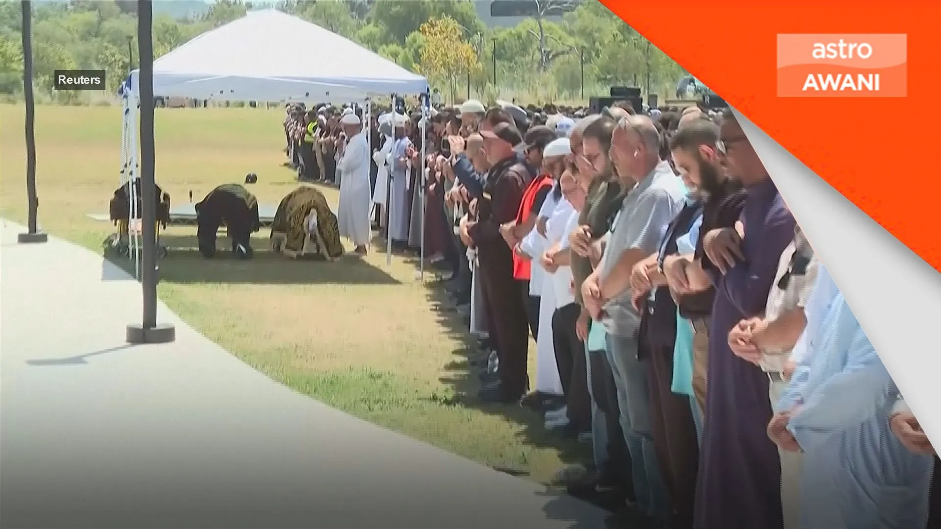 Lebih 2,000 hadir solat jenazah mangsa serangan masjid di San Diego