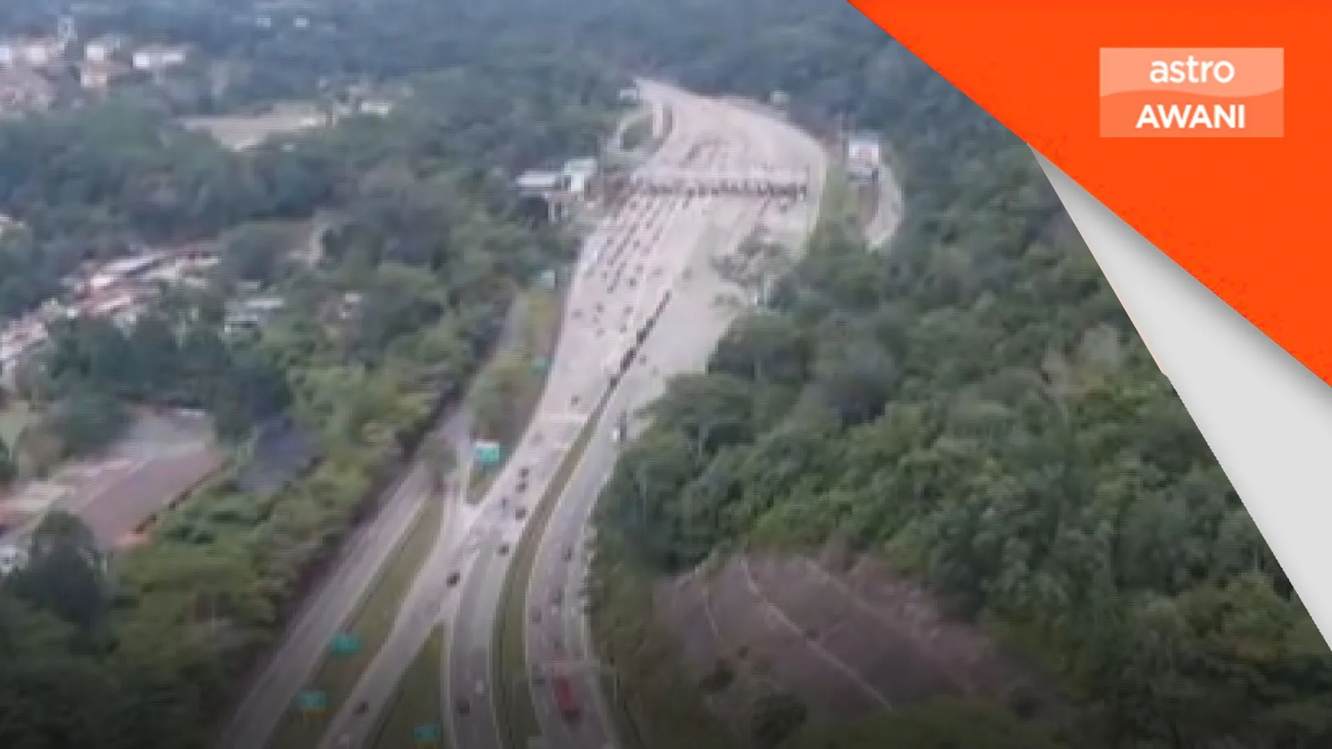Aliran trafik di KLK dan LPT1 lancar setakat 5 petang