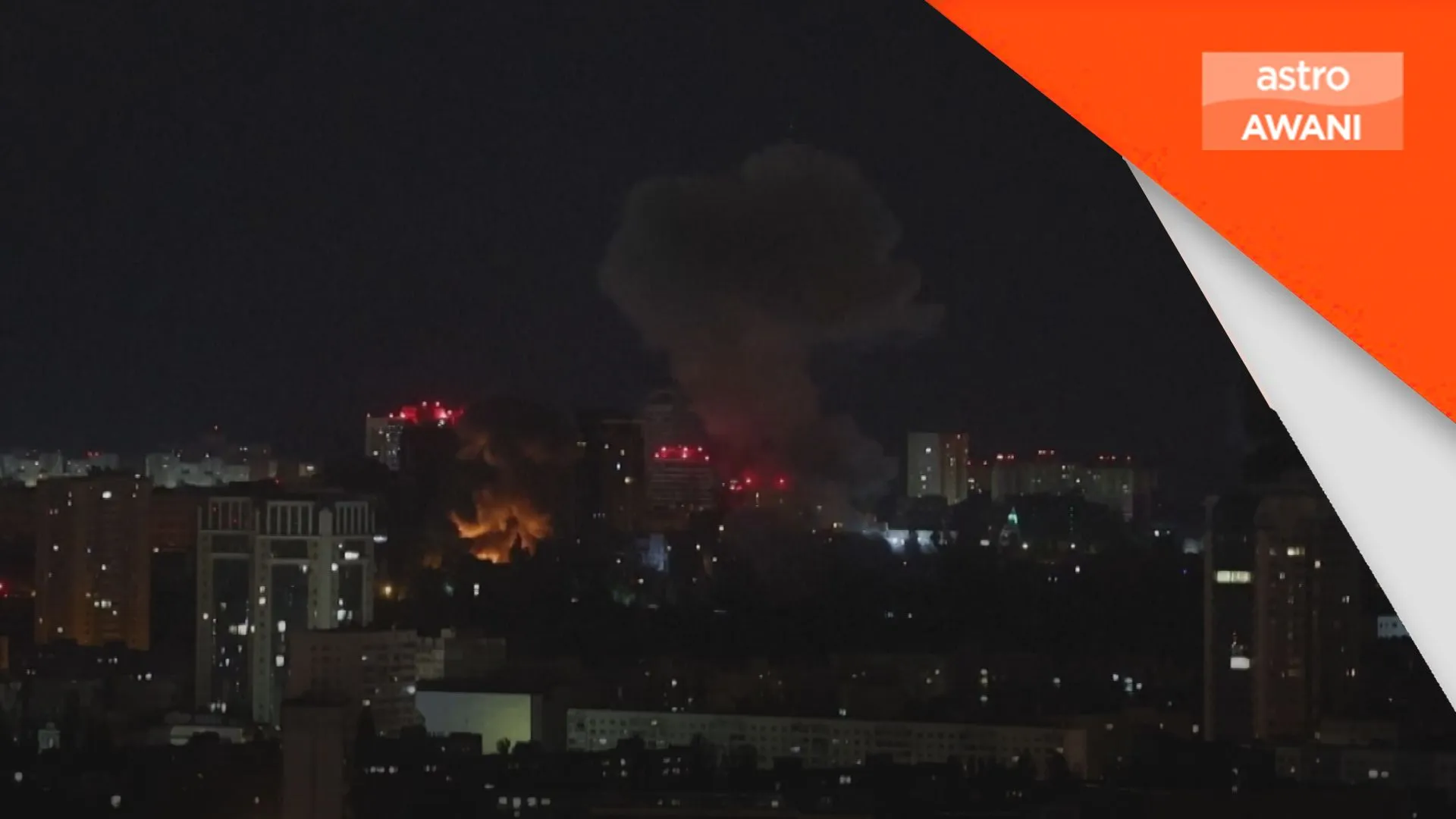 Rusia lancar peluru berpandu hentam Kyiv