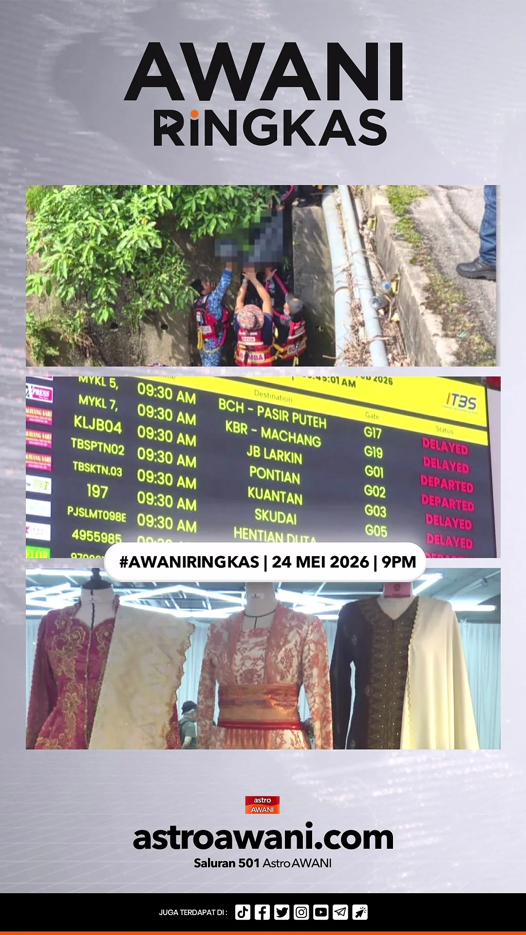 #AWANIRingkas 24 Mei 2026 | 9PM