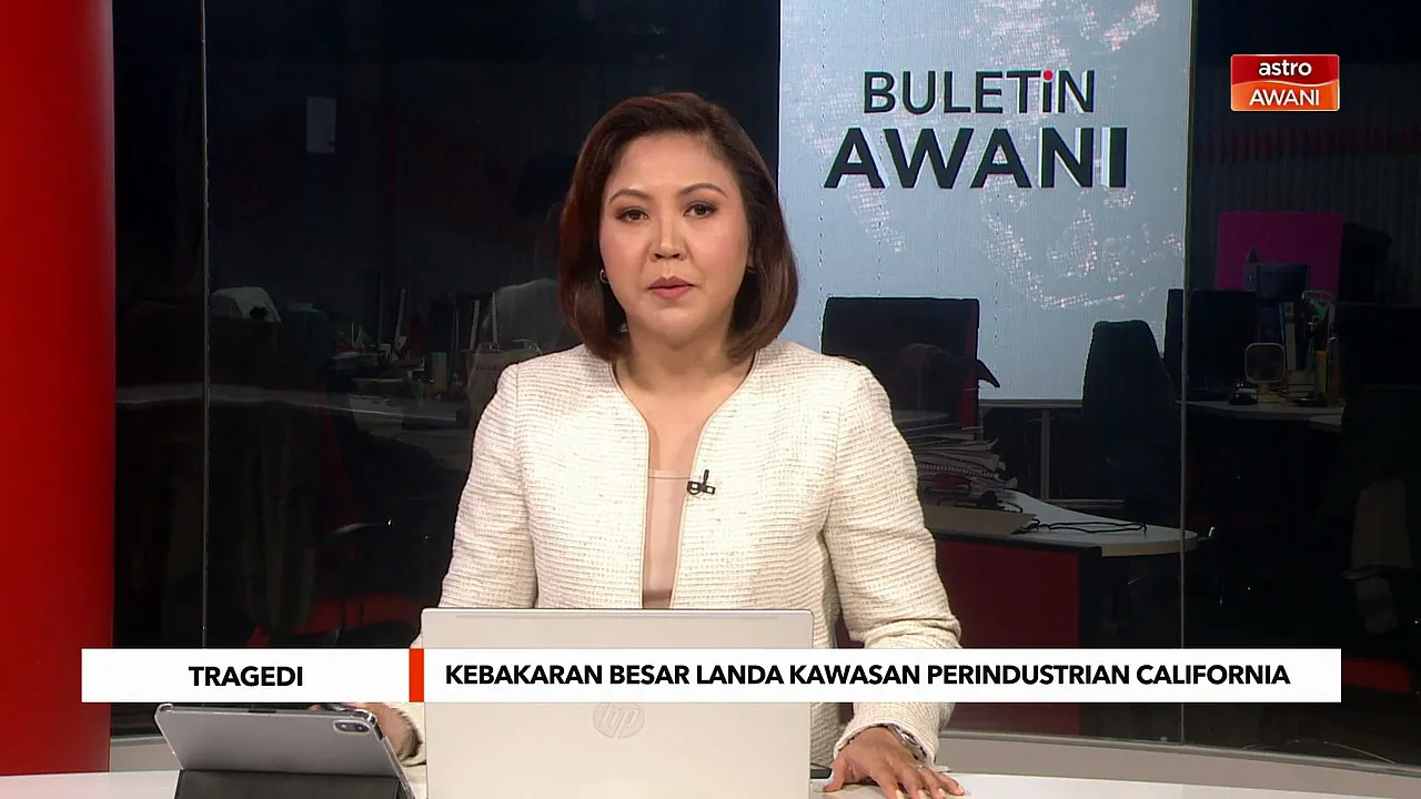 Kebakaran besar landa kawasan perindustrian California