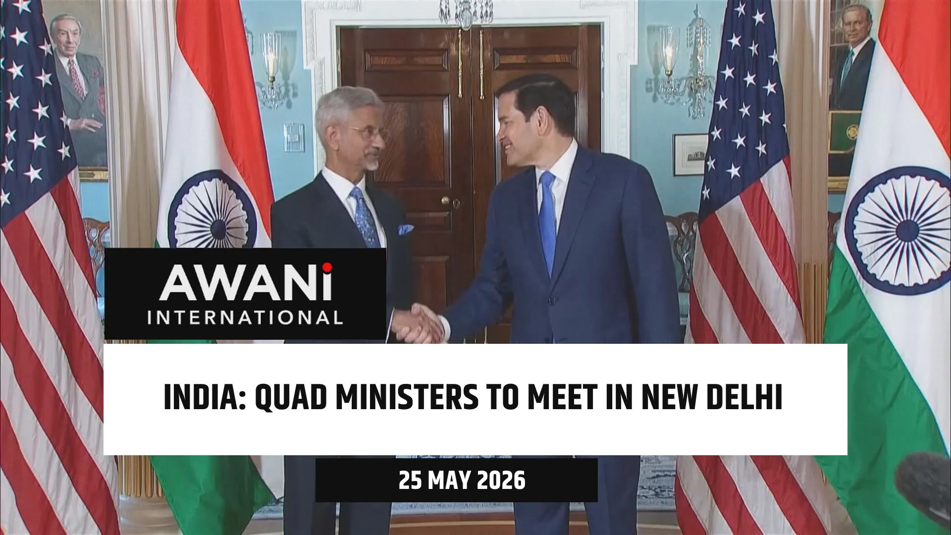 Quad ministers to meet in New Delhi on Tuesday