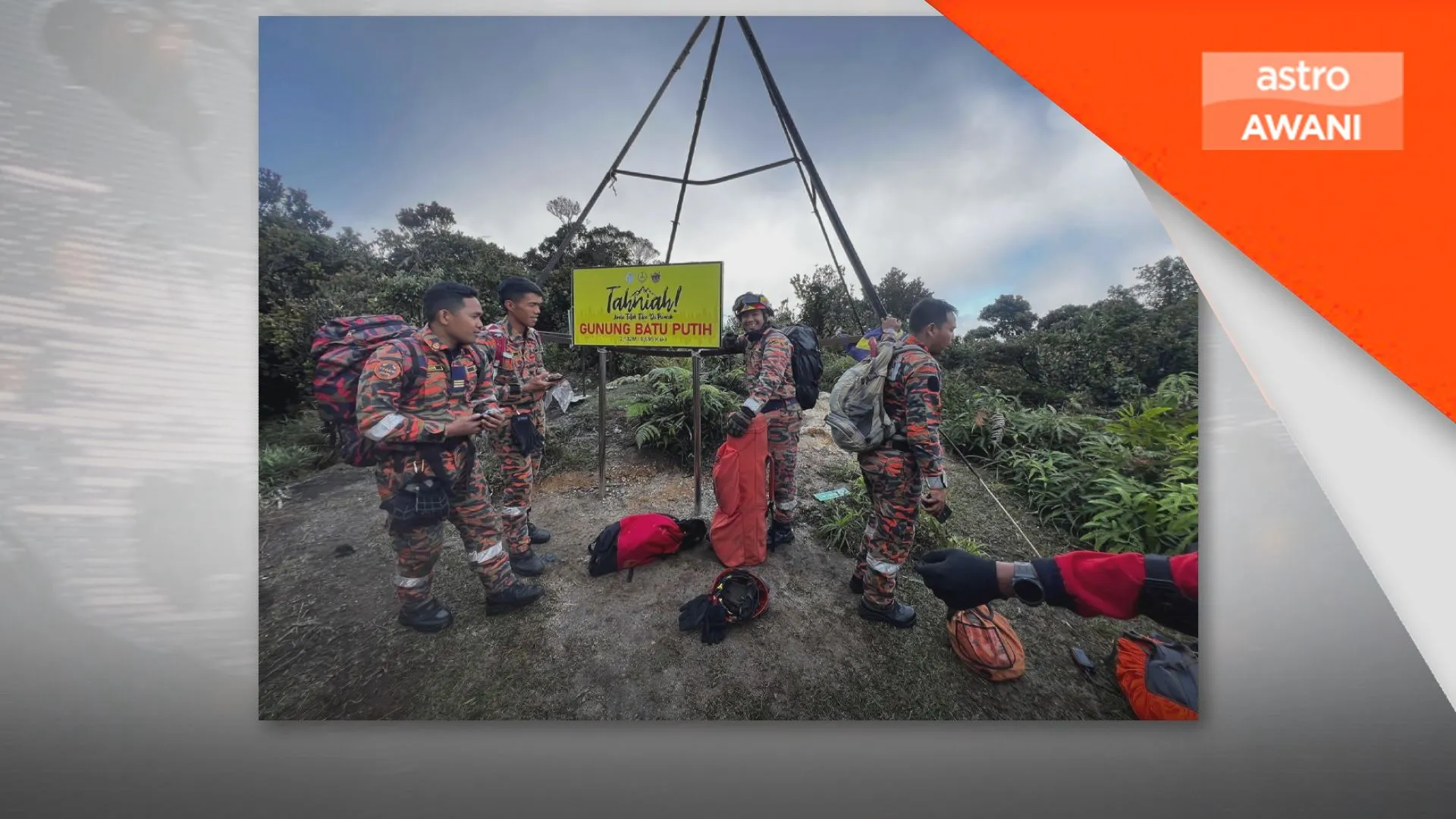 OPS Gunung Batu Putih: SAR Jaslinda diteruskan, GIRN bantu aspek komunikasi