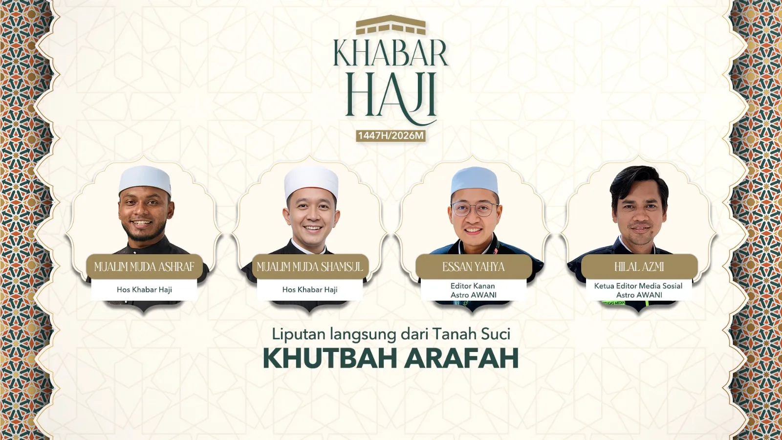 Khabar Haji 2026: Khutbah Arafah