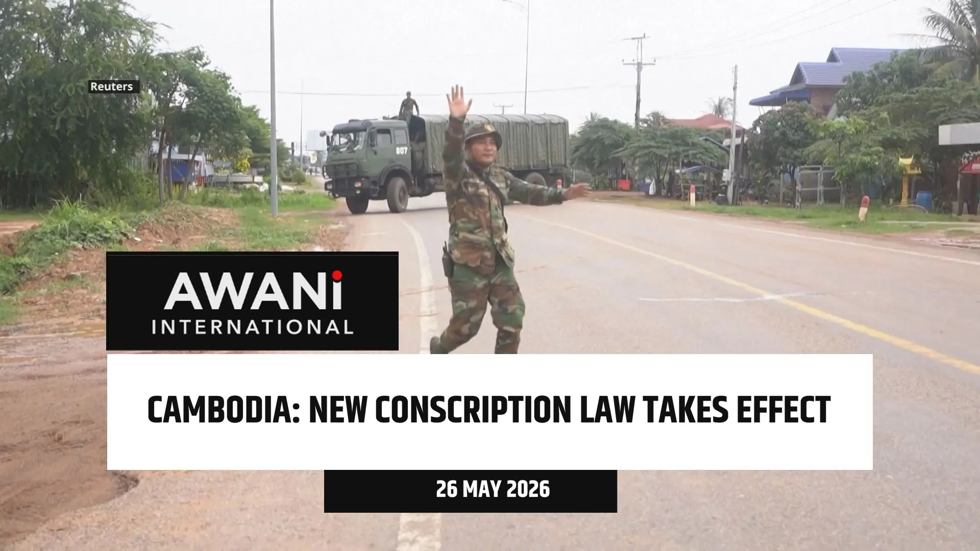 Cambodia's new conscription law takes effect