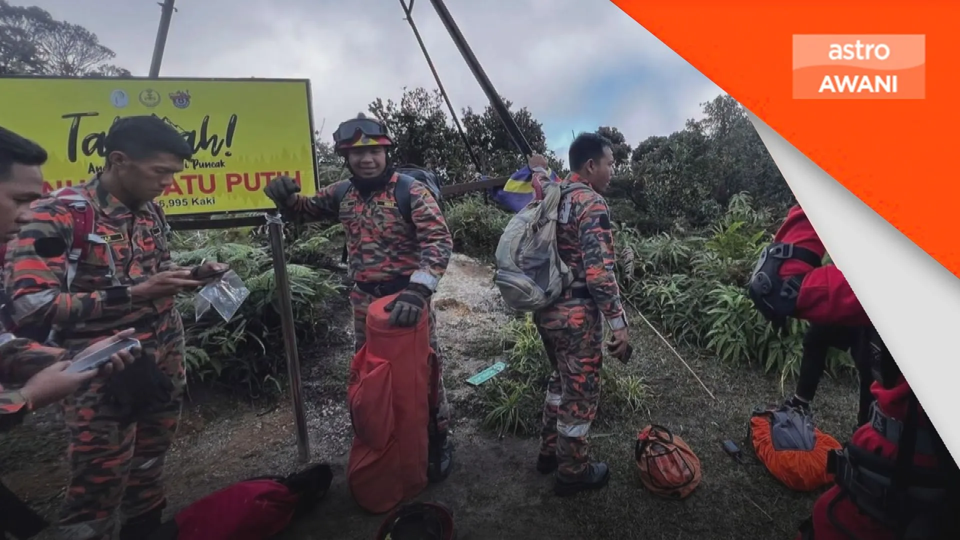Petunjuk baharu SAR Gunung Batu Putih, operasi disambung hari ini