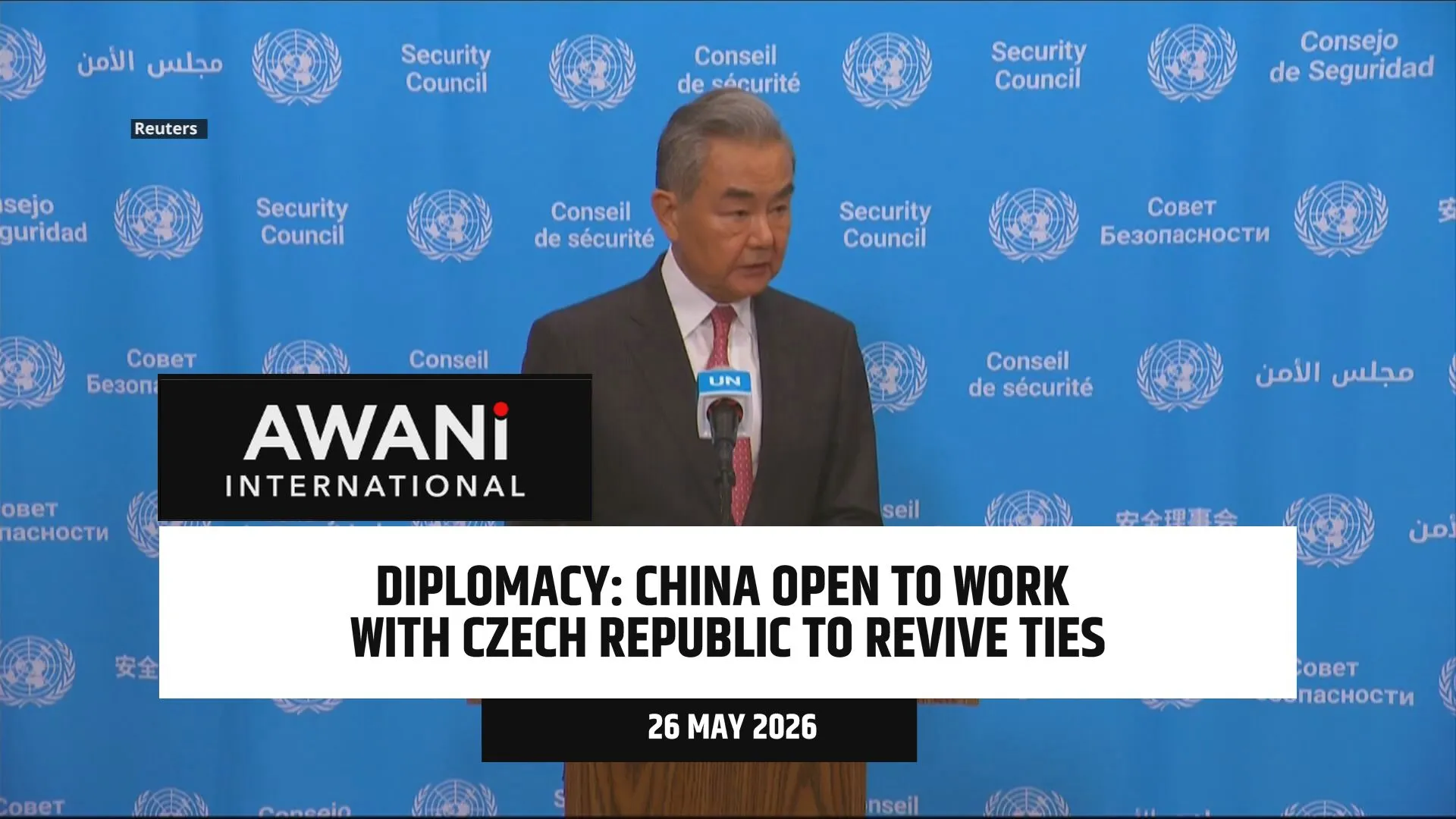 China open to work with Czech Republic to revive ties
