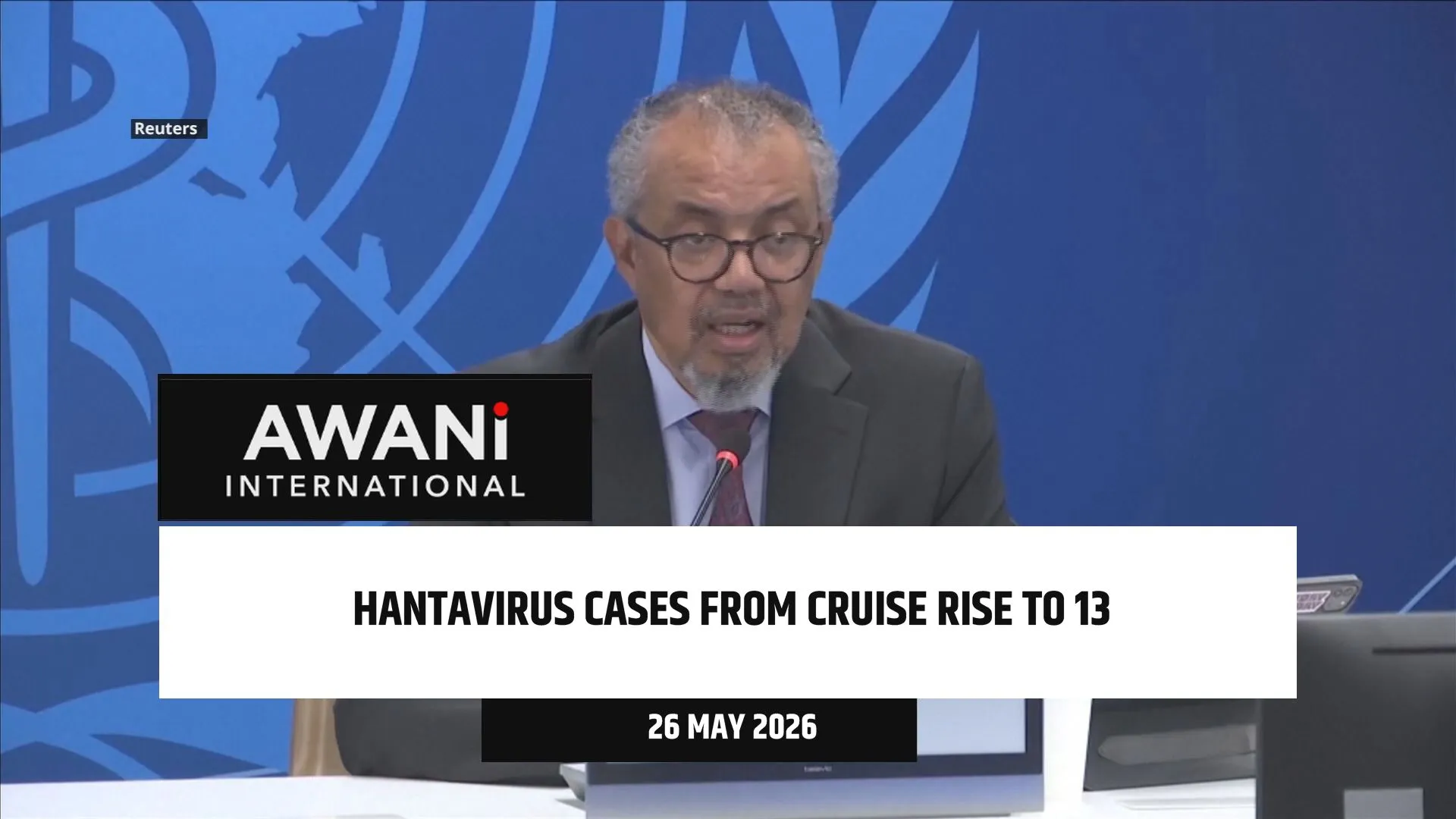 Hantavirus cases from cruise rise to 13 - WHO