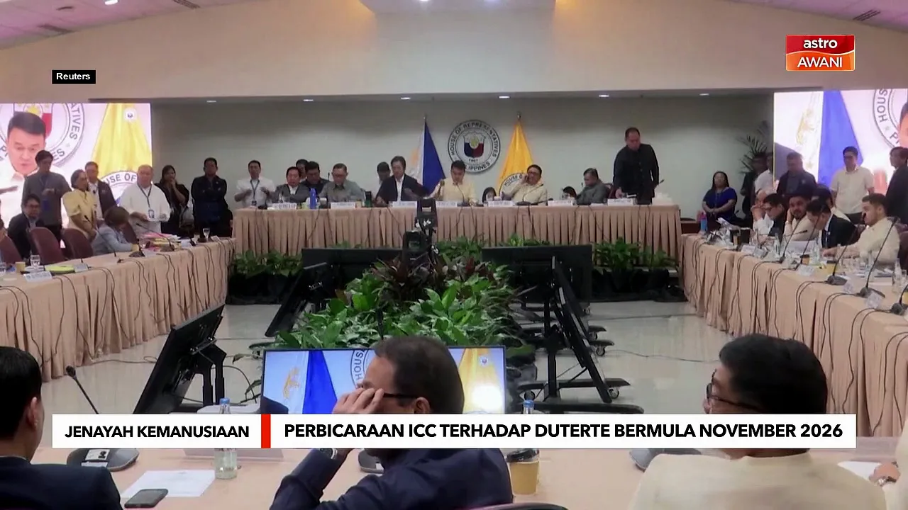 Perbicaraan ICC terhadap Duterte bermula November 2026