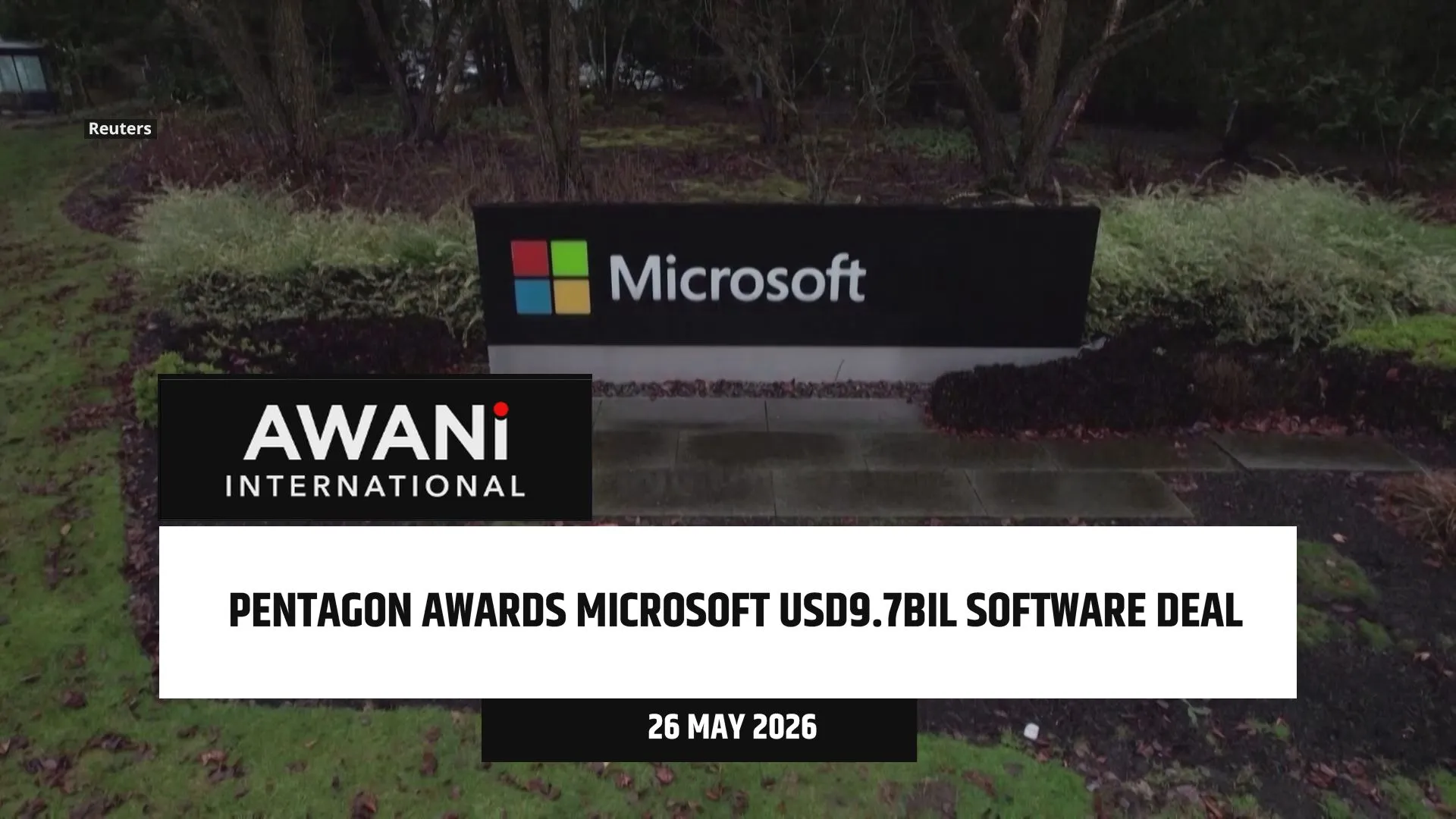 Pentagon awards Microsoft USD9.7bil software deal