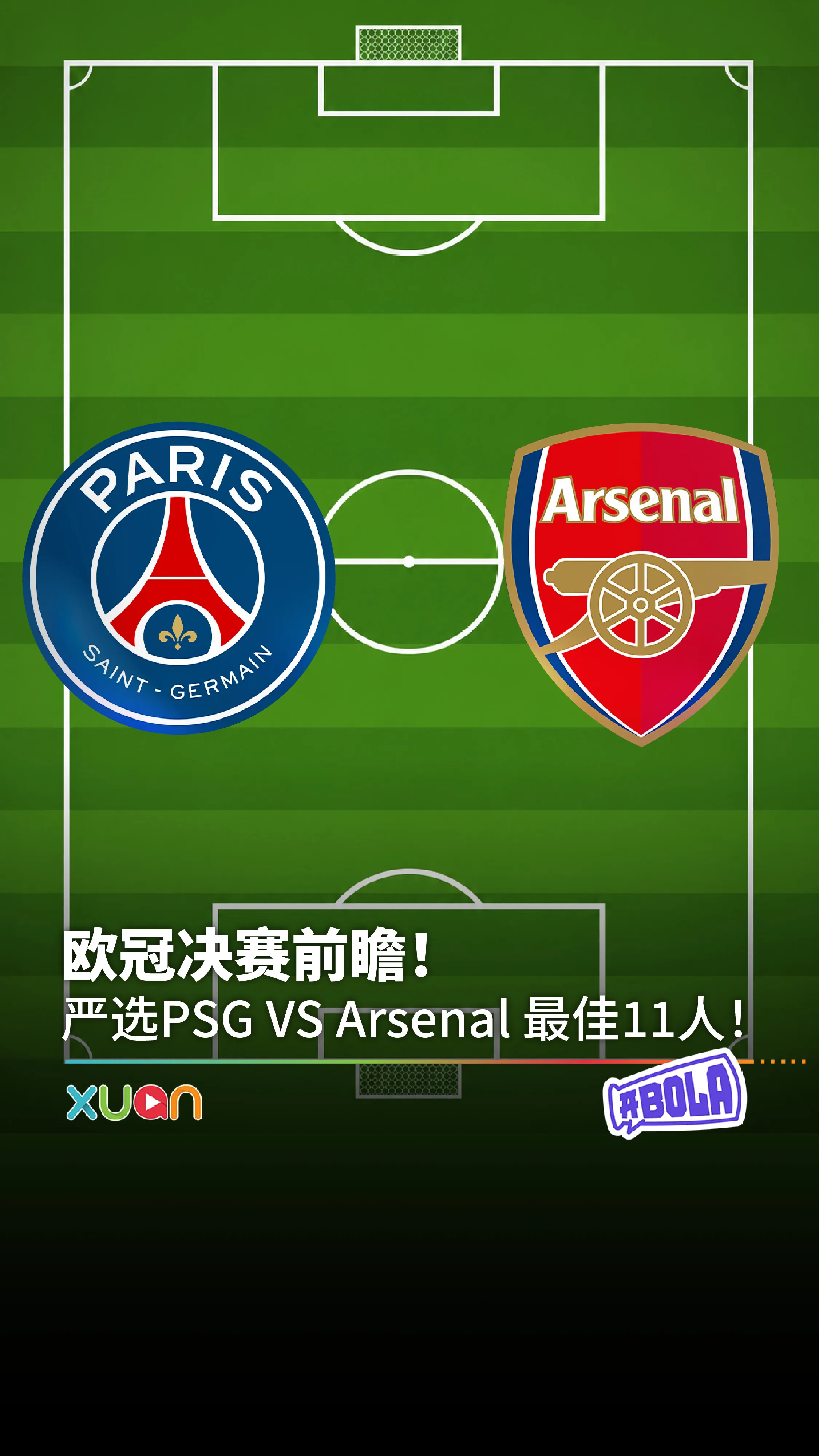 严选PSG VS Arsenal 最佳11人！