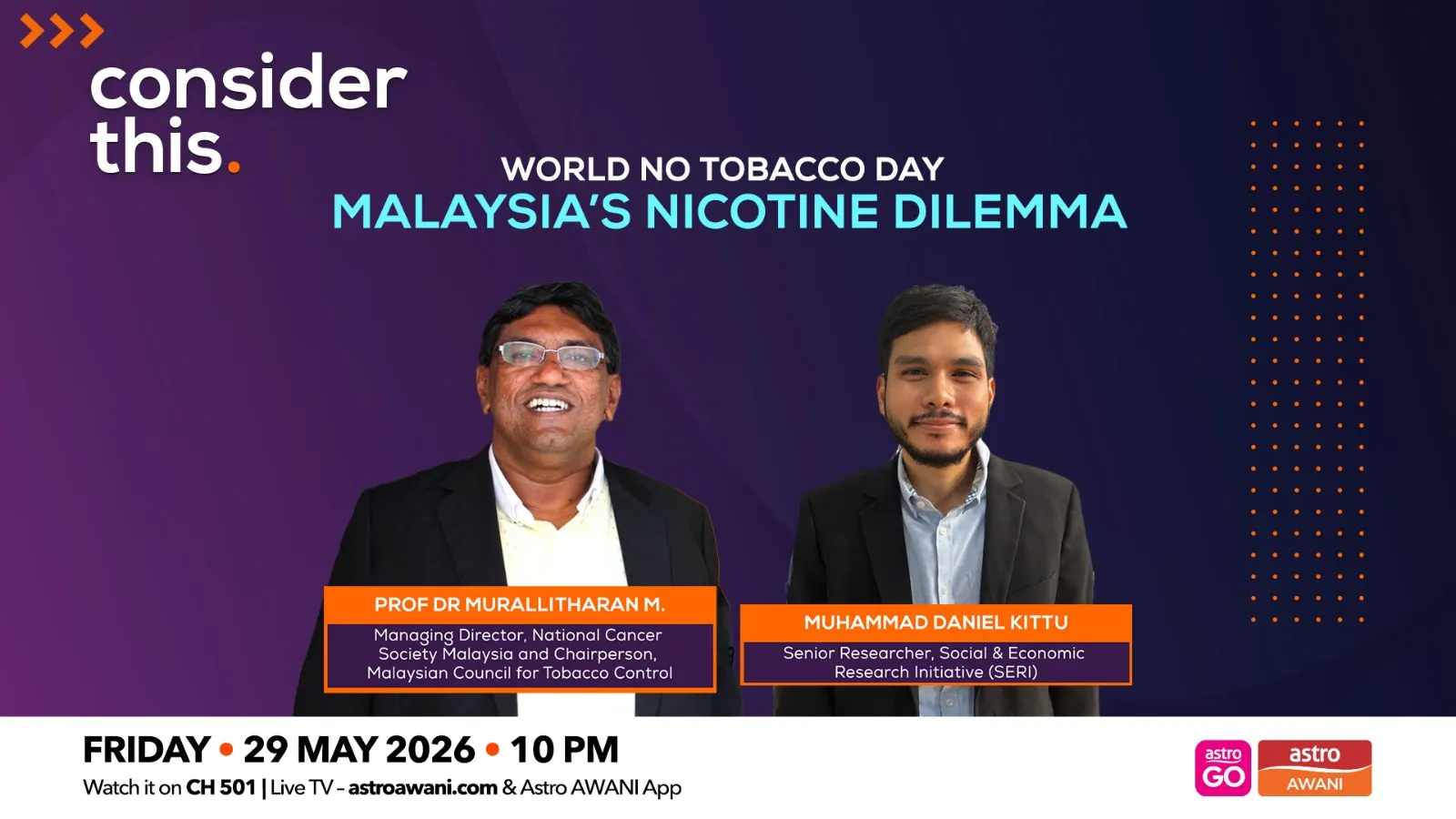 Consider This: World No Tobacco Day (Part 1) | Malaysia’s Nicotine Dilemma
