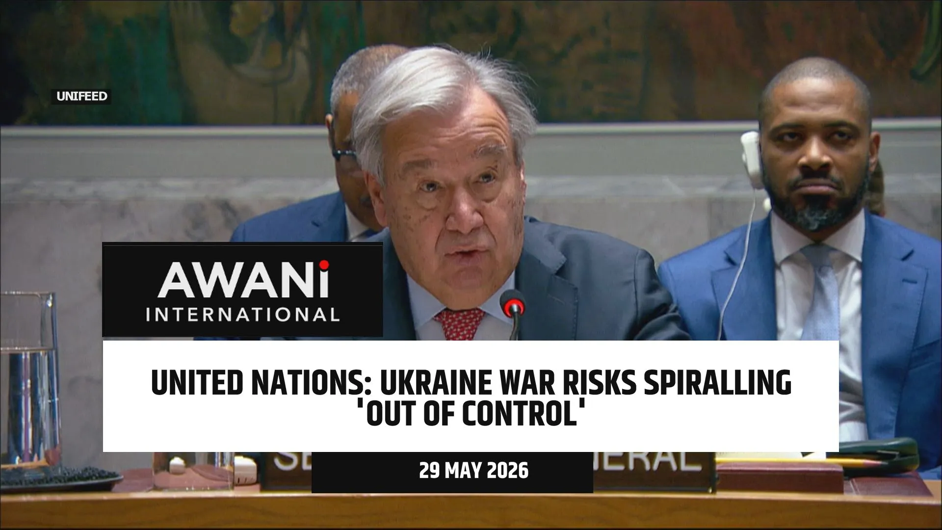 UN warns Ukraine war risks spiraling 'out of control'