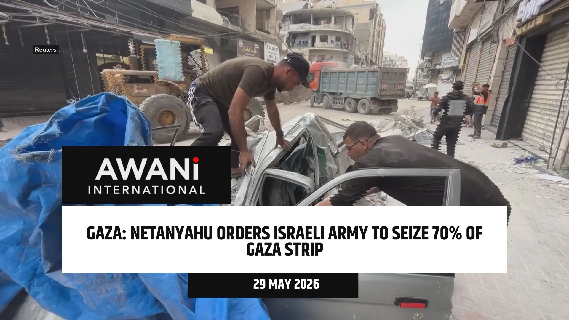 Netanyahu orders Israeli army to seize 70% of Gaza strip