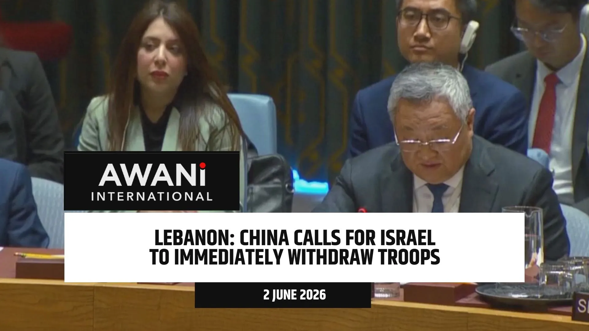 China calls on Israel to immediately withdraw troops from Lebanon