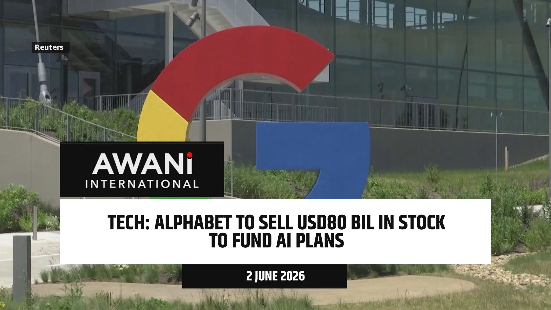 Google parent firm Alphabet to sell USD80 bil in stock to fund AI plans