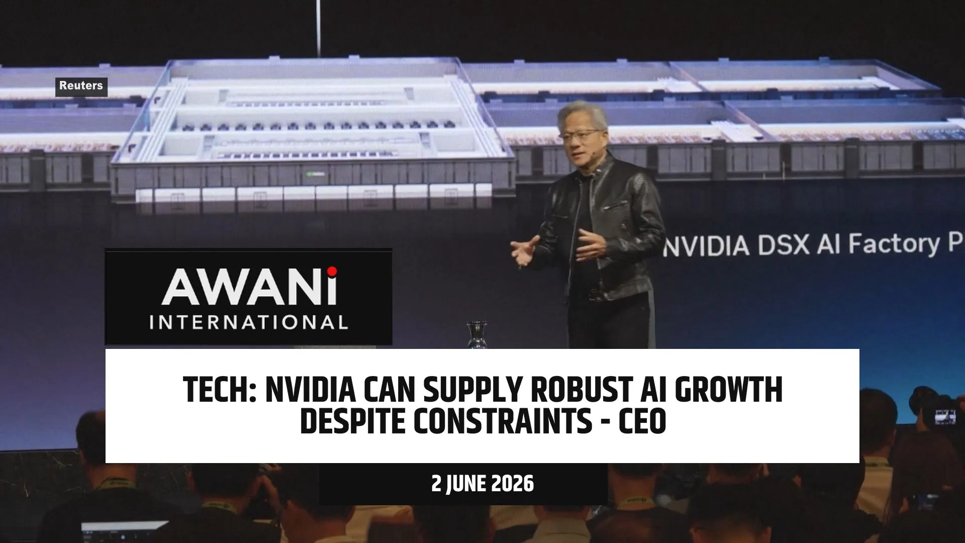 Nvidia has capacity to supply robust AI growth despite constraints, says CEO