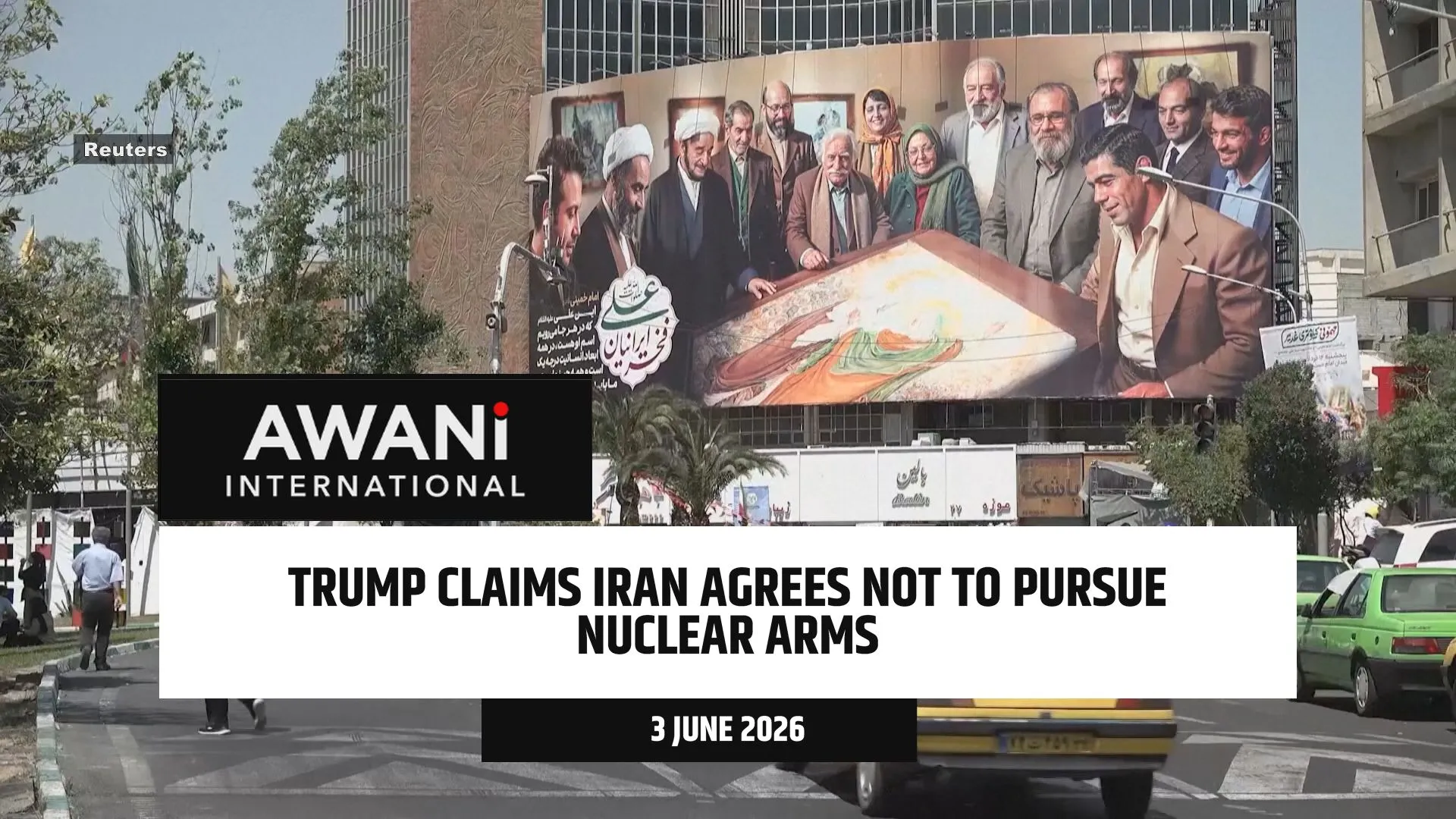 Trump claims Iran agrees not to pursue nuclear arms
