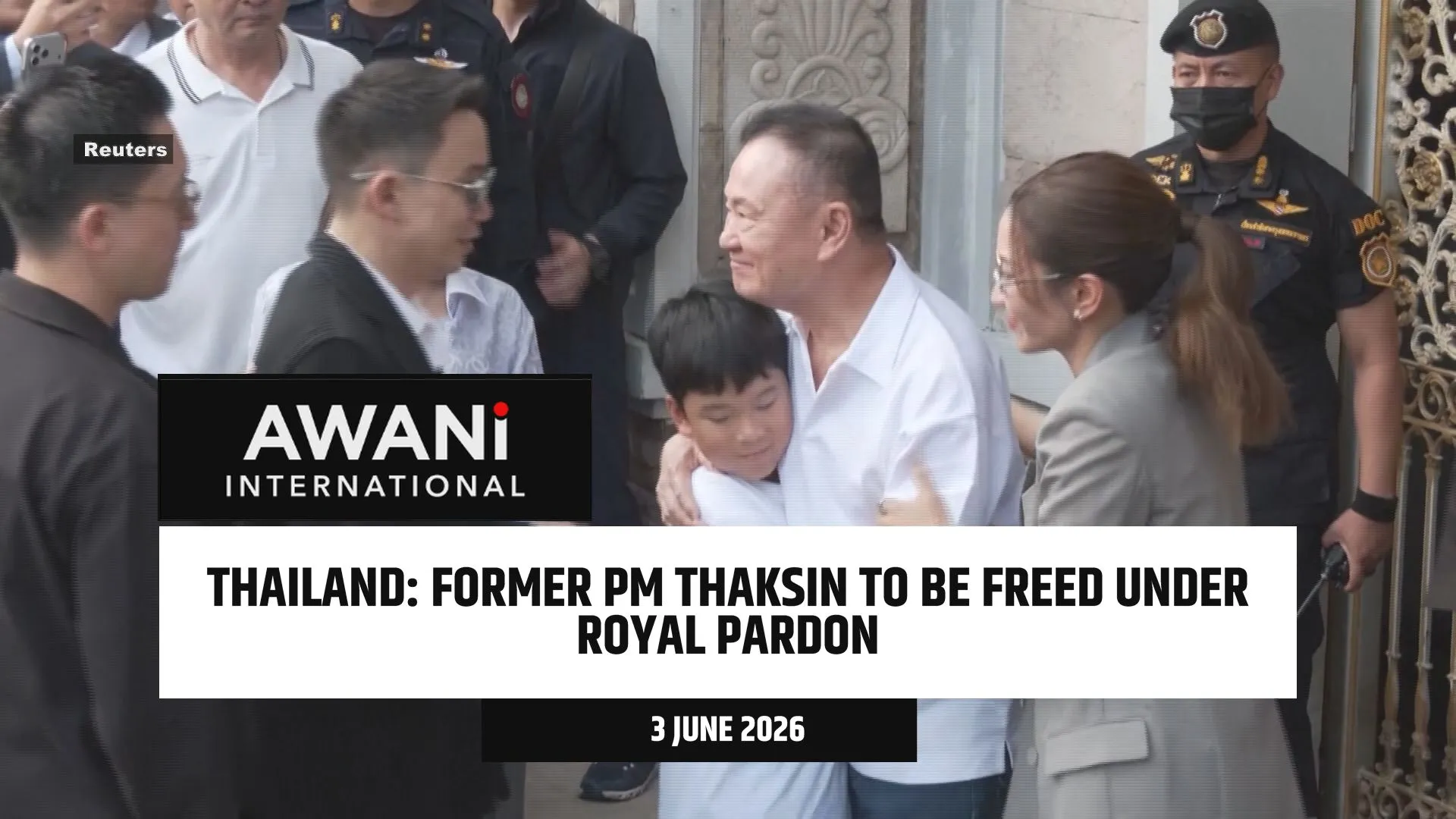 Former Thai PM Thaksin to be freed under royal pardon