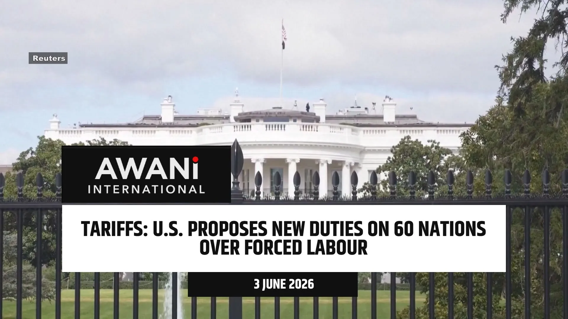 U.S. proposes new tariffs on 60 nations over forced labour allegations