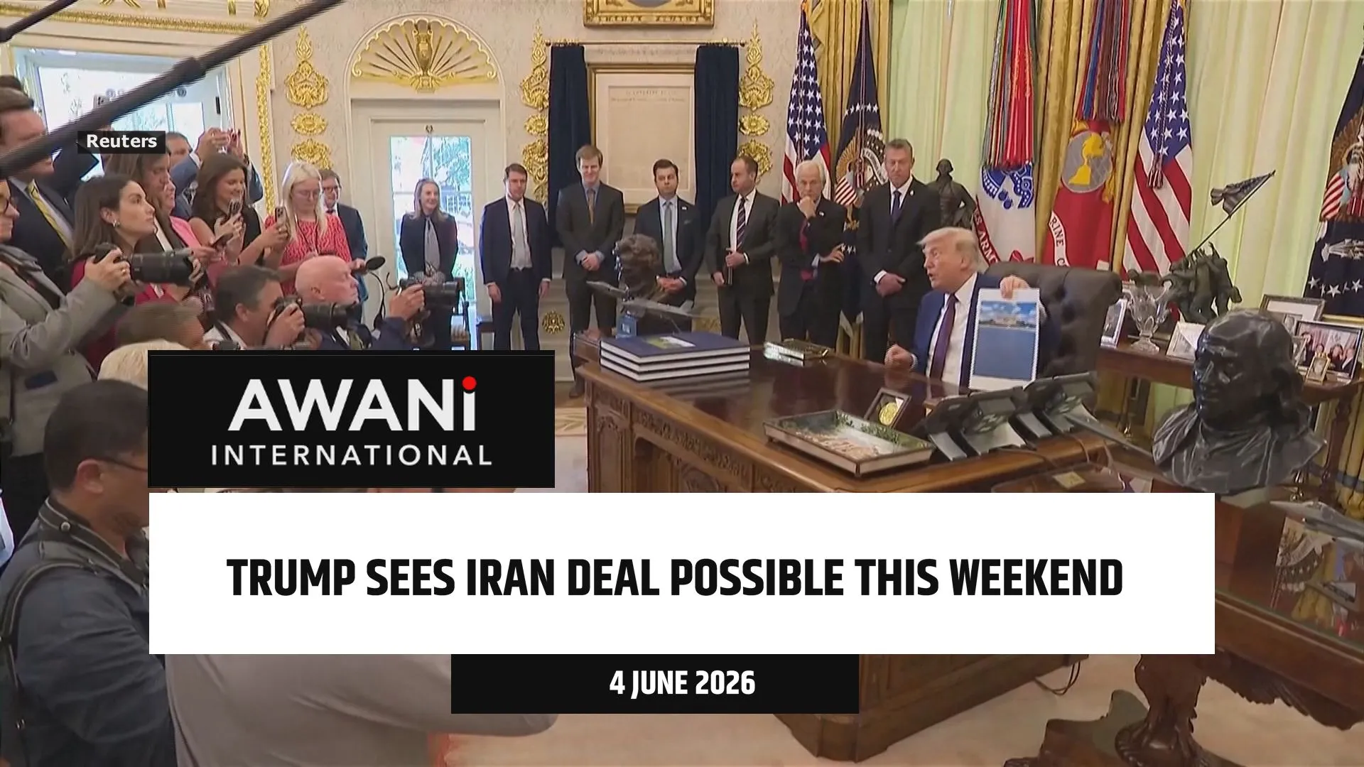 Trump sees Iran deal possible this weekend
