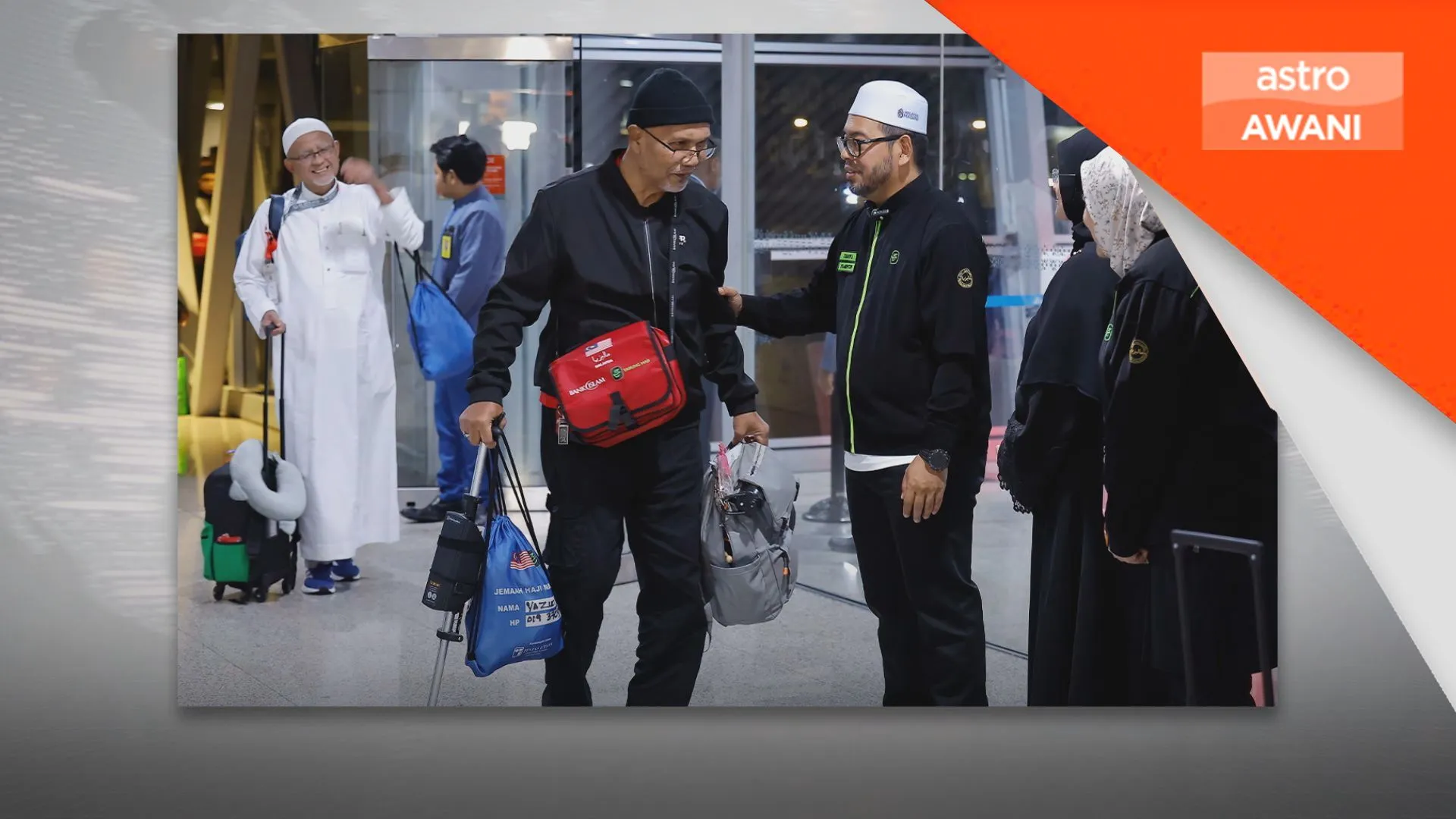 Kumpulan pertama jemaah haji Malaysia selamat pulang