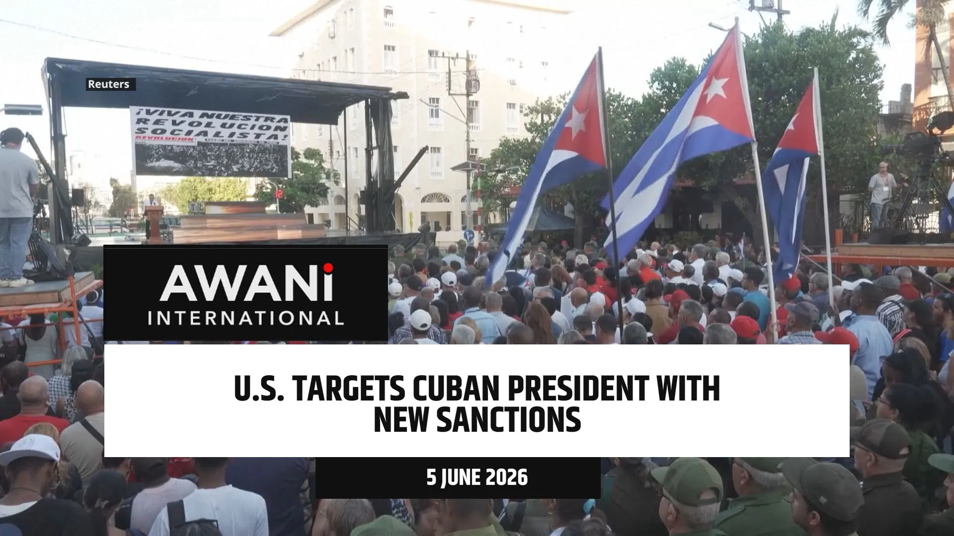 U.S. targets Cuban president with new sanctions