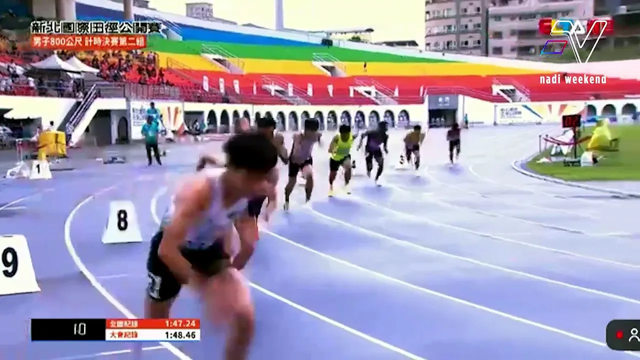 Umar Osman raih perak dalam acara 800m di Chinese Taipei