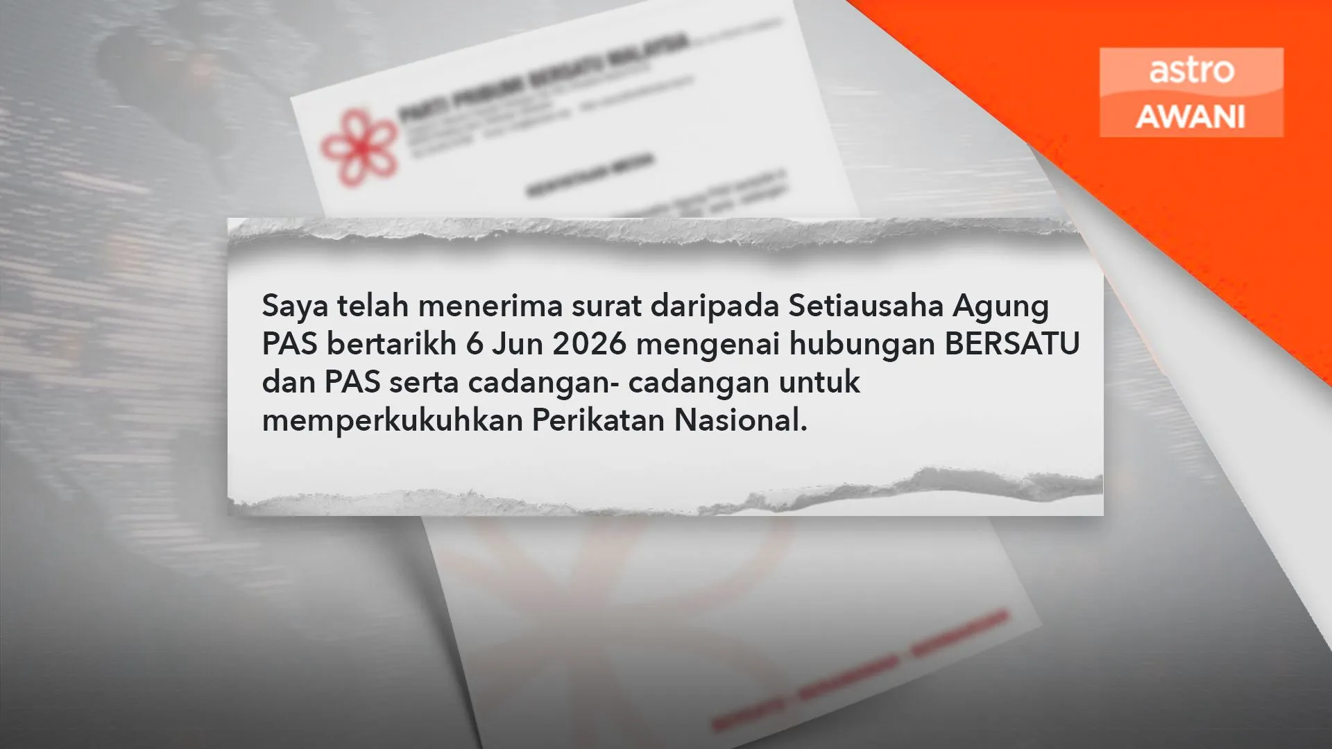 Muhyiddin teliti cadangan PAS kukuhkan kerjasama PN