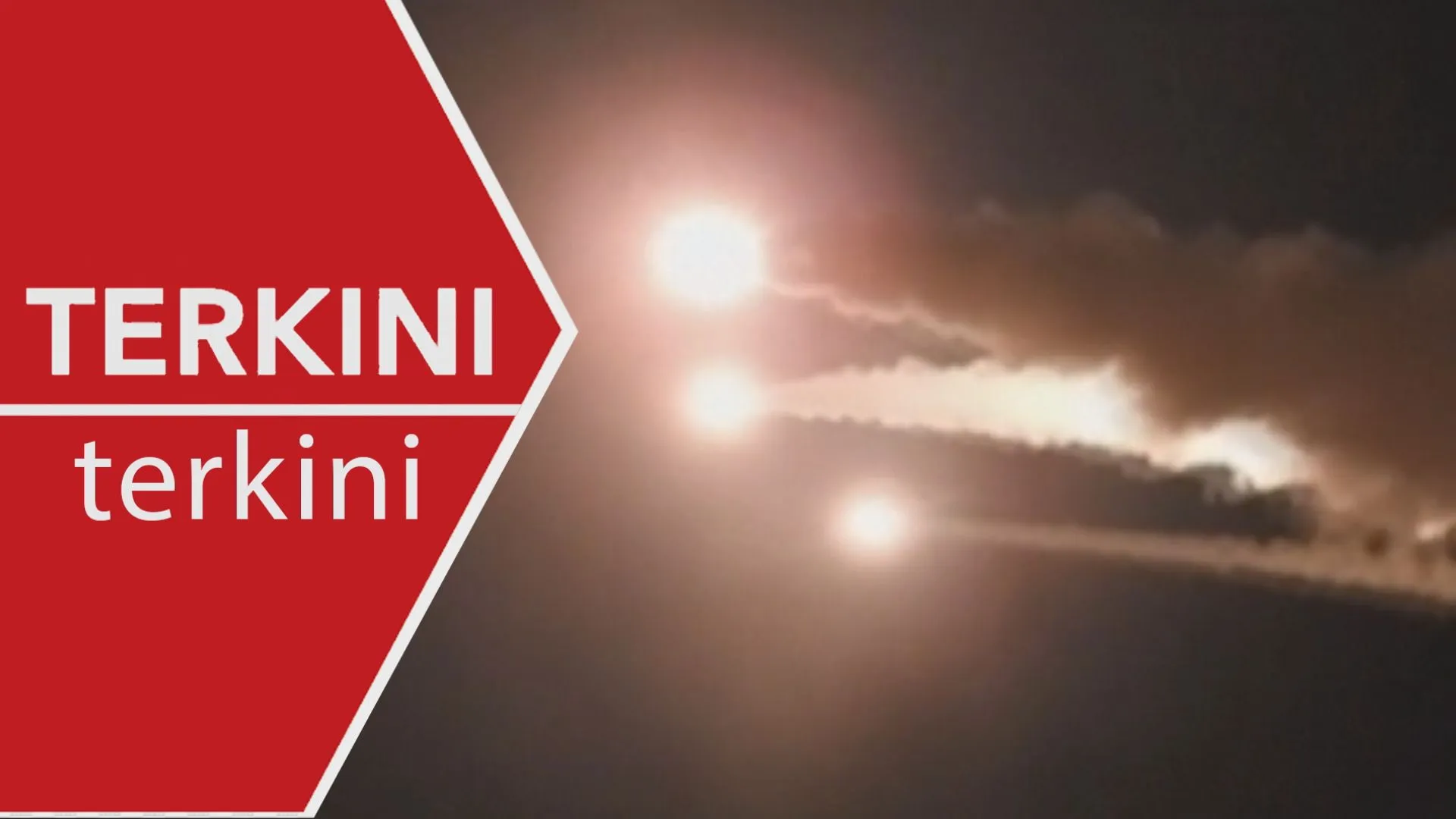 [TERKINI] Konflik Asia Barat: Iran lancar peluru berpandu ke Israel