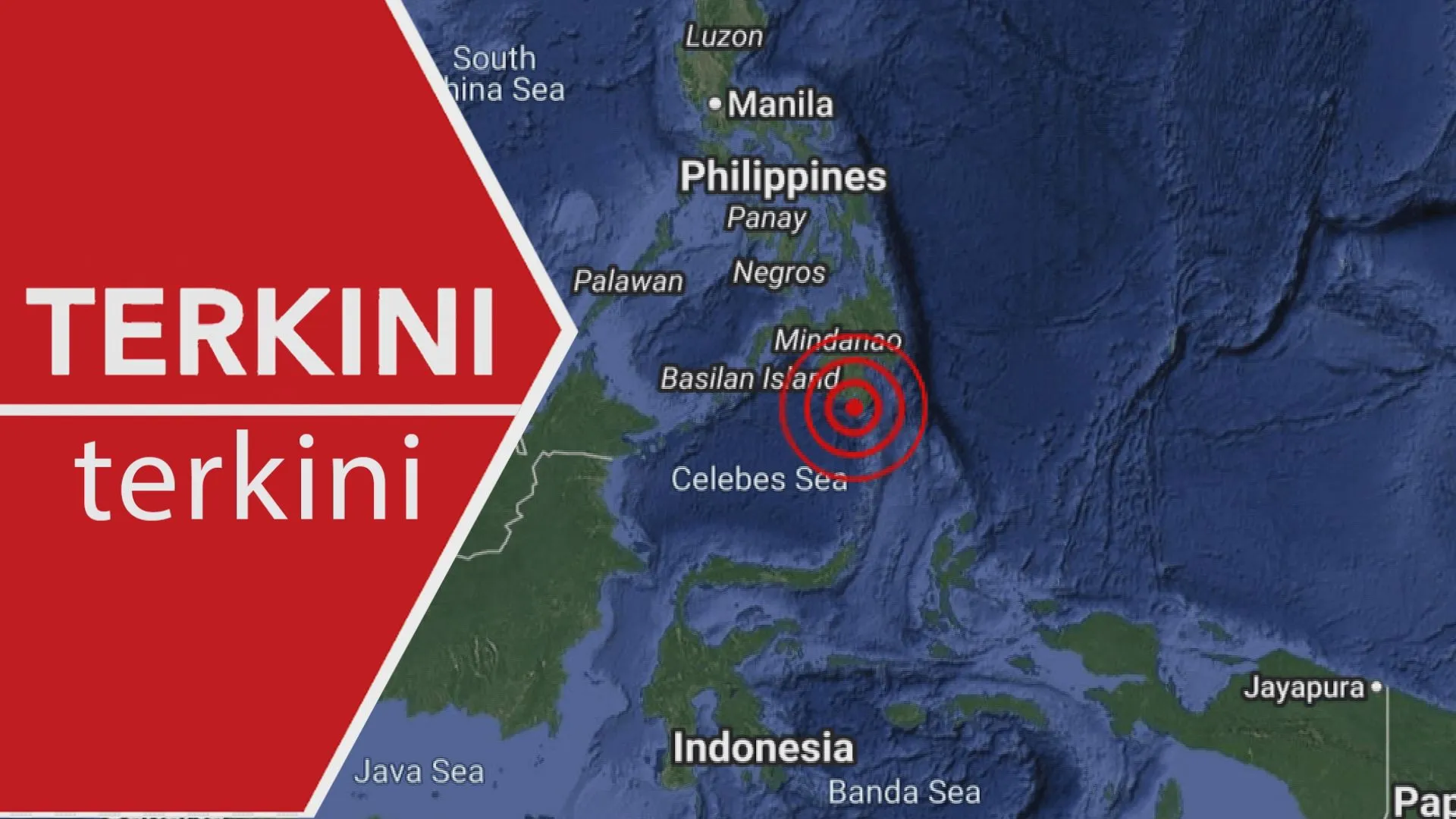 [TERKINI] Gempa bumi kuat 7.9 magnitud gegar Mindanao, dirasai di Sabah